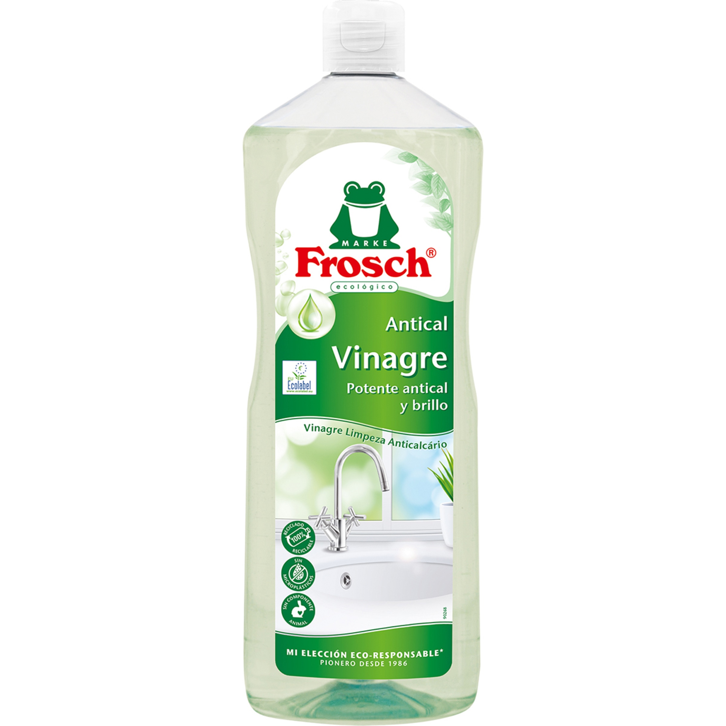 limpiador antical con vinagre botella 1 l
