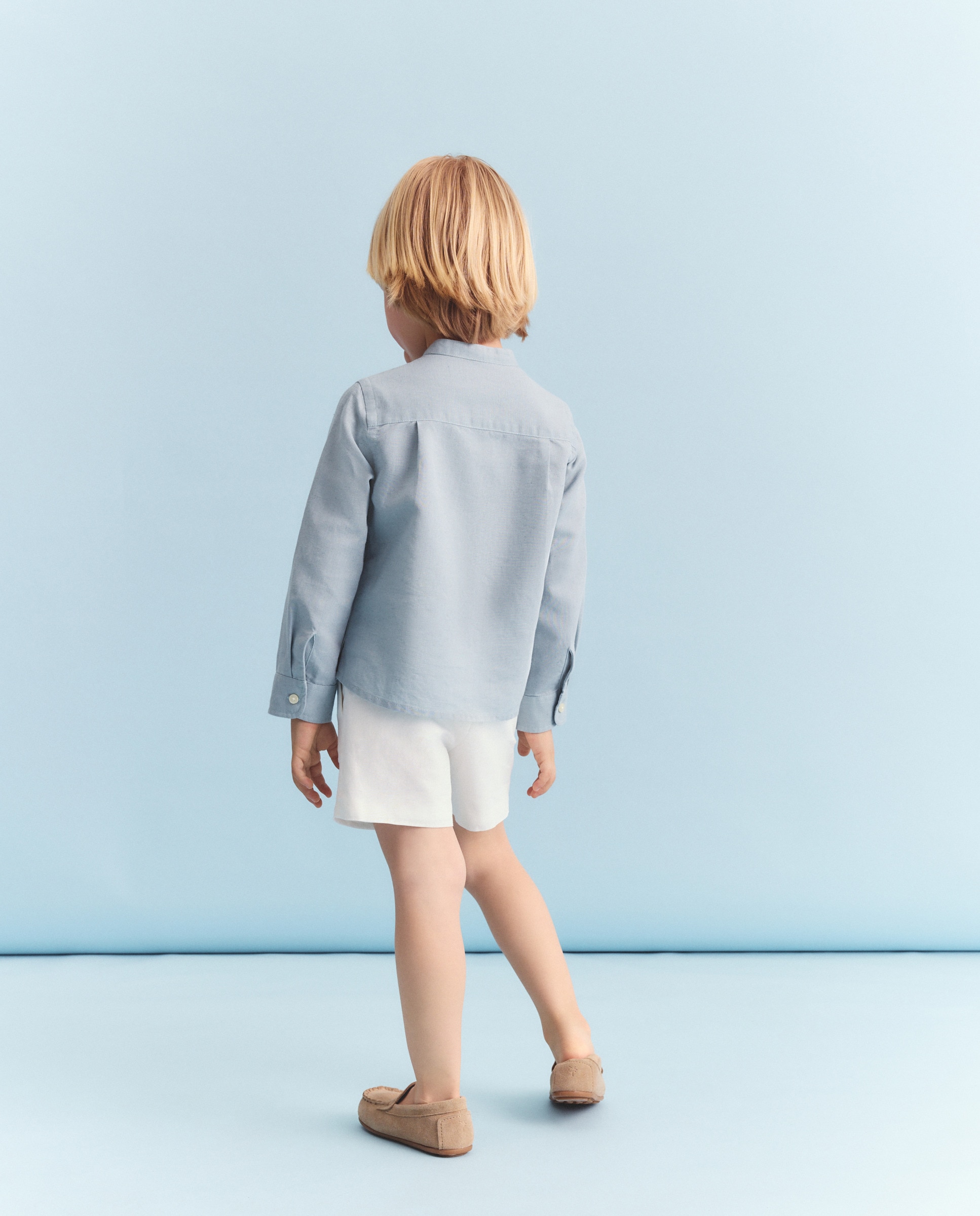 Camisa Guayabera de Cerimónia com Manga Comprida e Gola de Tira Coconut El Corte Inglés Sabão-3