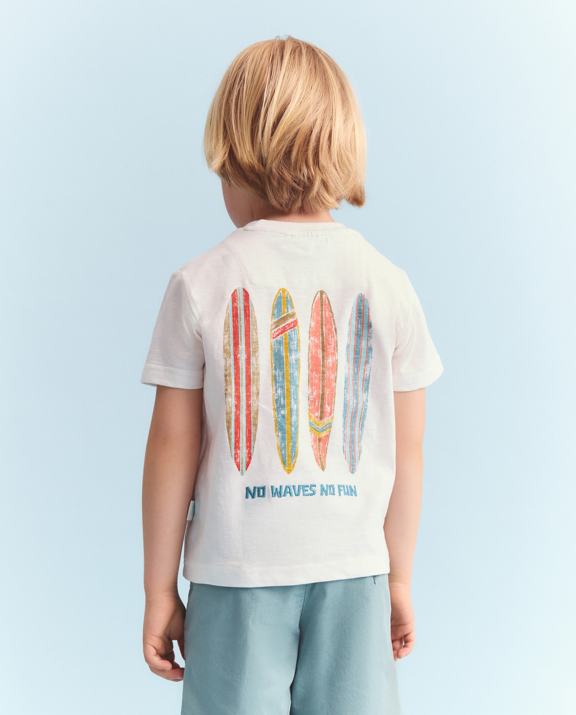 T-shirt de Manga Curta 120 Cru-3