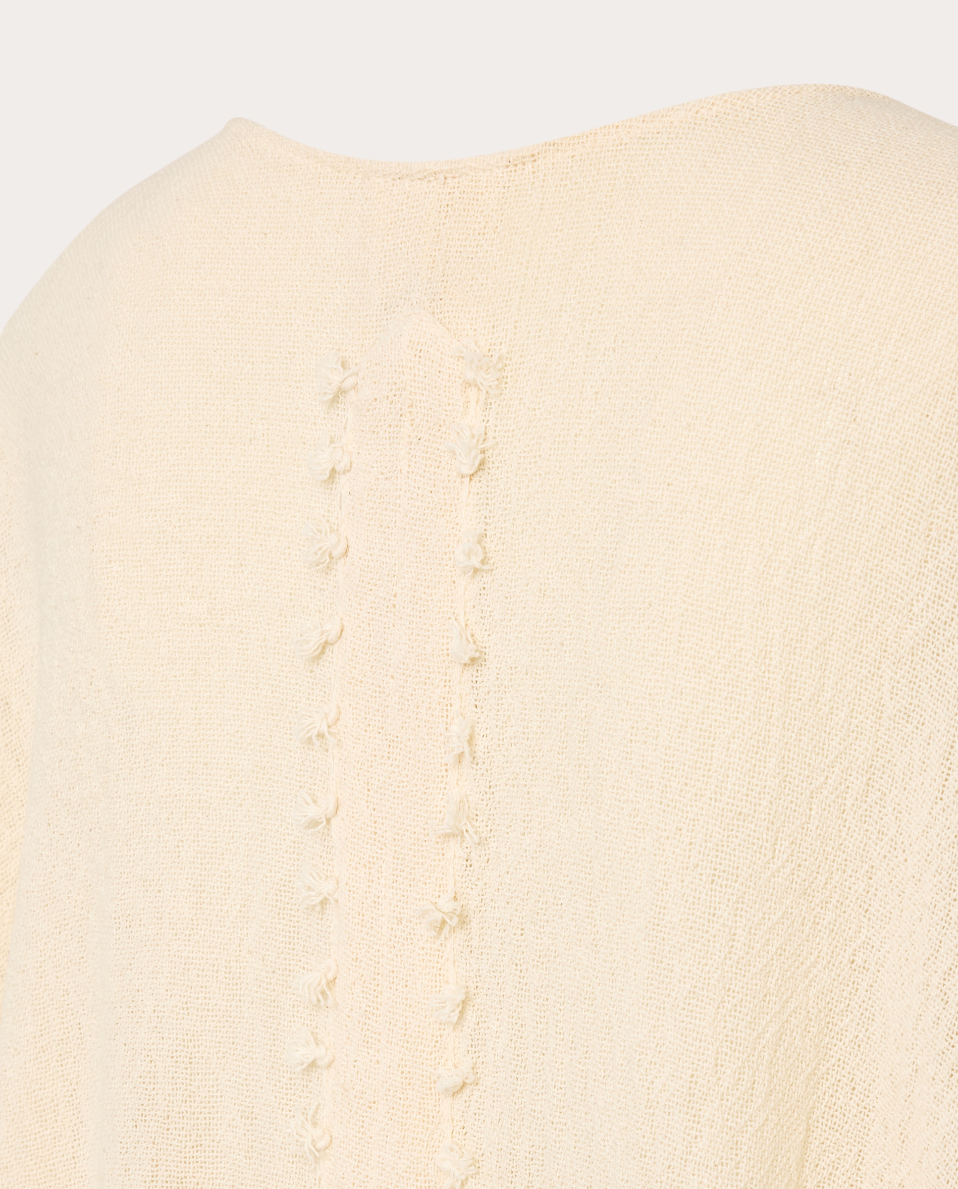 Kimono Ikal de Algodão Cru-5