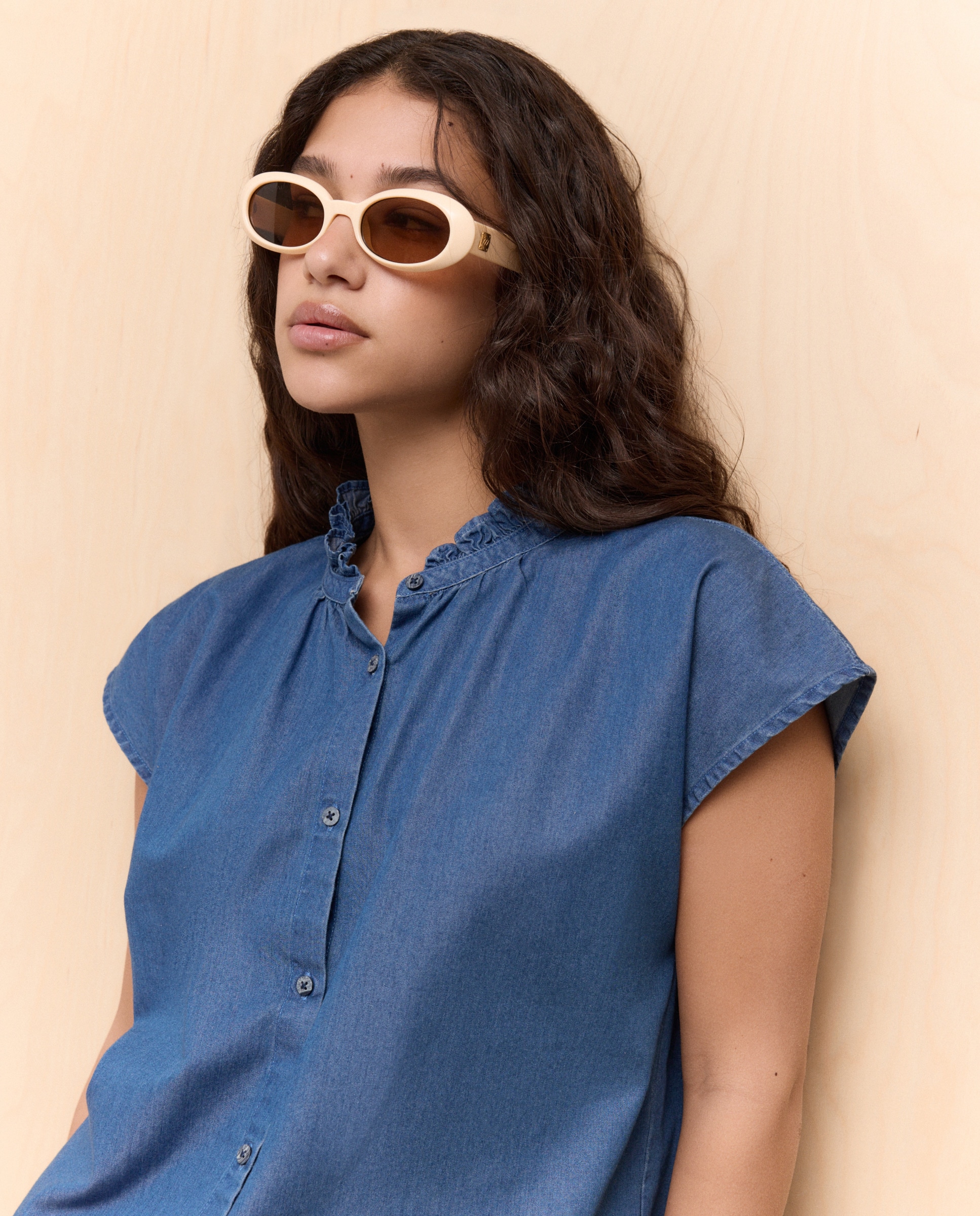 Imagem 0 de Camisa de Ganga sem Mangas