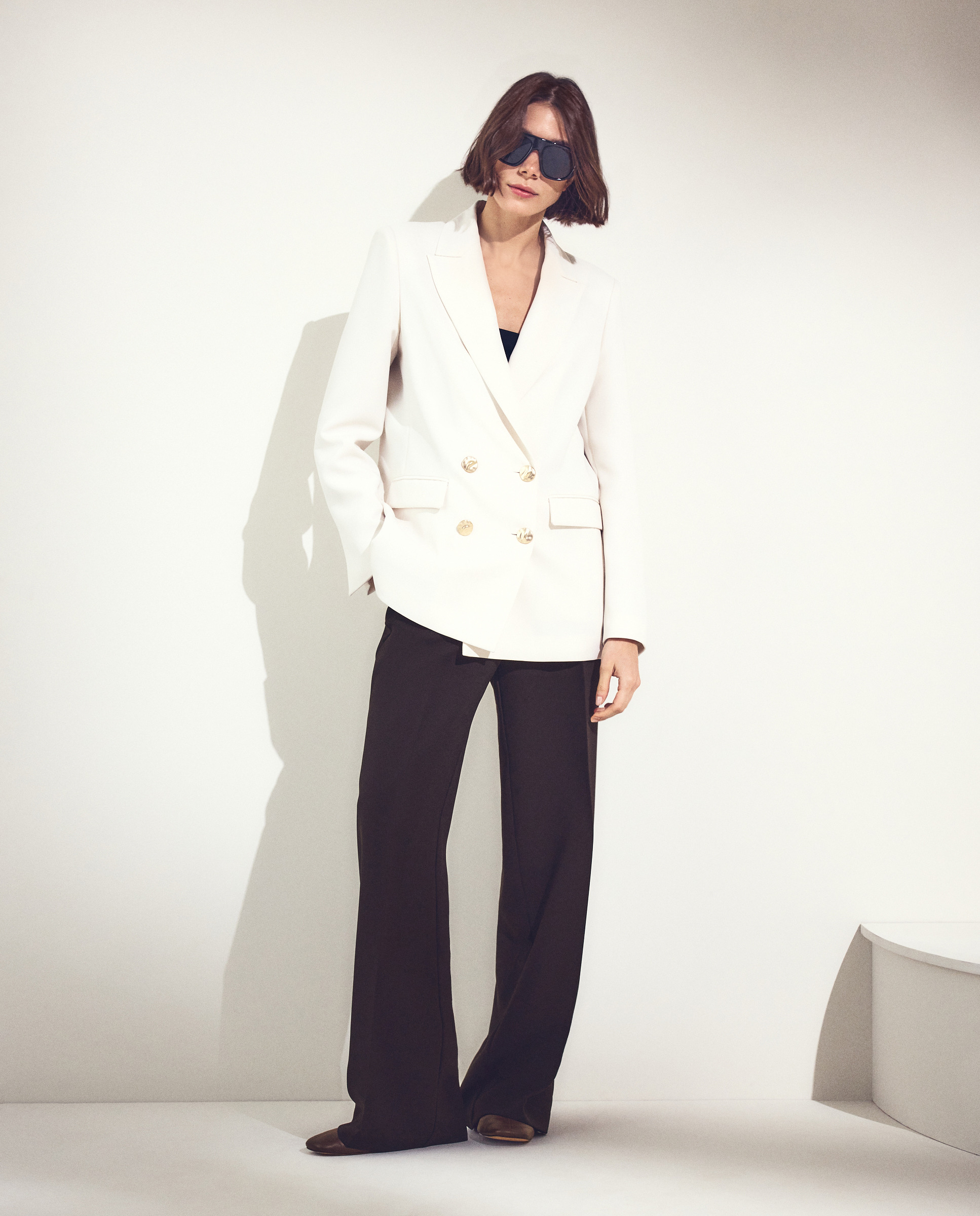 Imagem 0 de Blazer Cruzado em Crepe