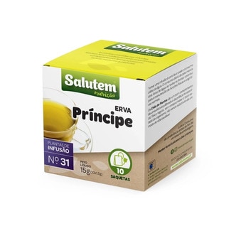 Chá de Erva Príncipe Digestivo Natural embalagem 10 unidades - Salutem