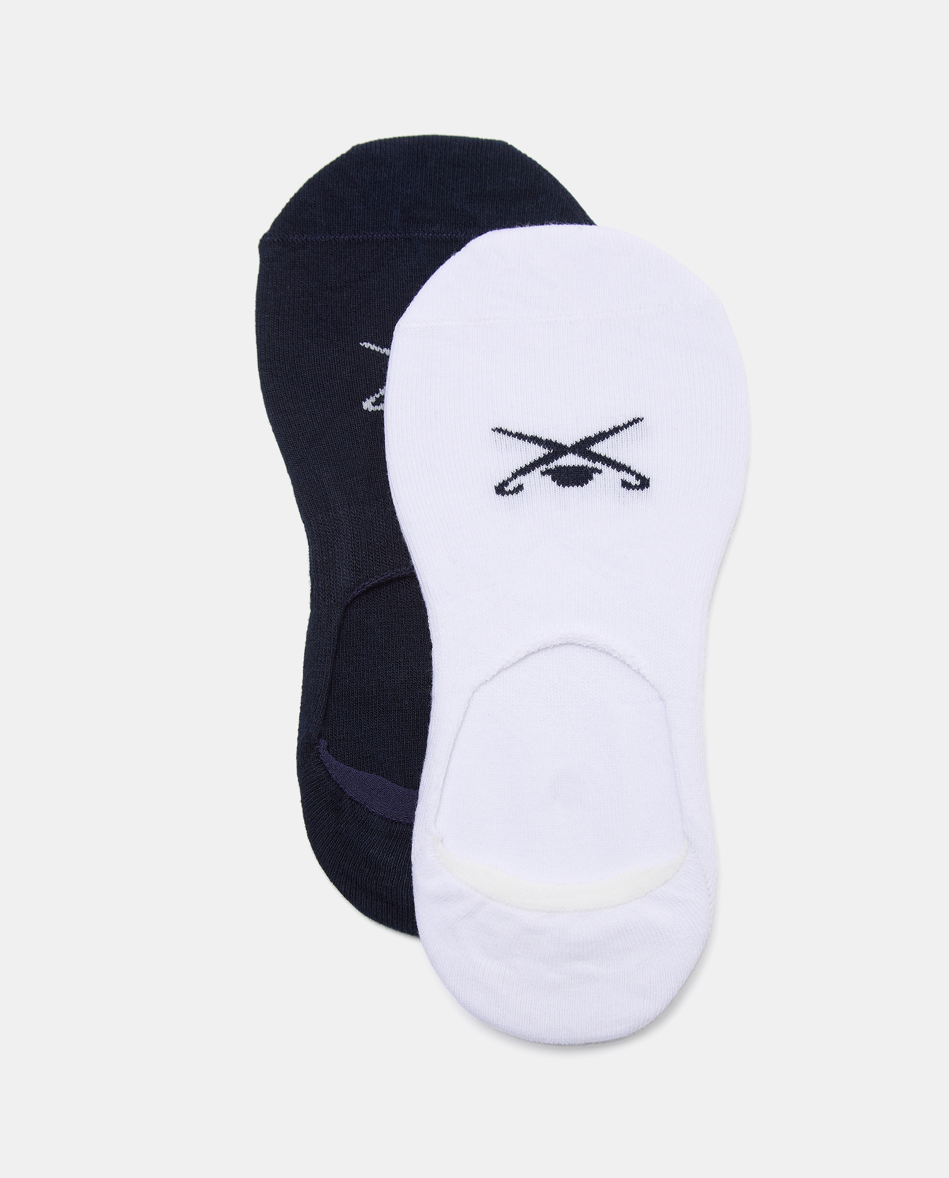 Imagem 0 de Pack de Dois Pares de Meias Invisíveis Lisas com Logótipo