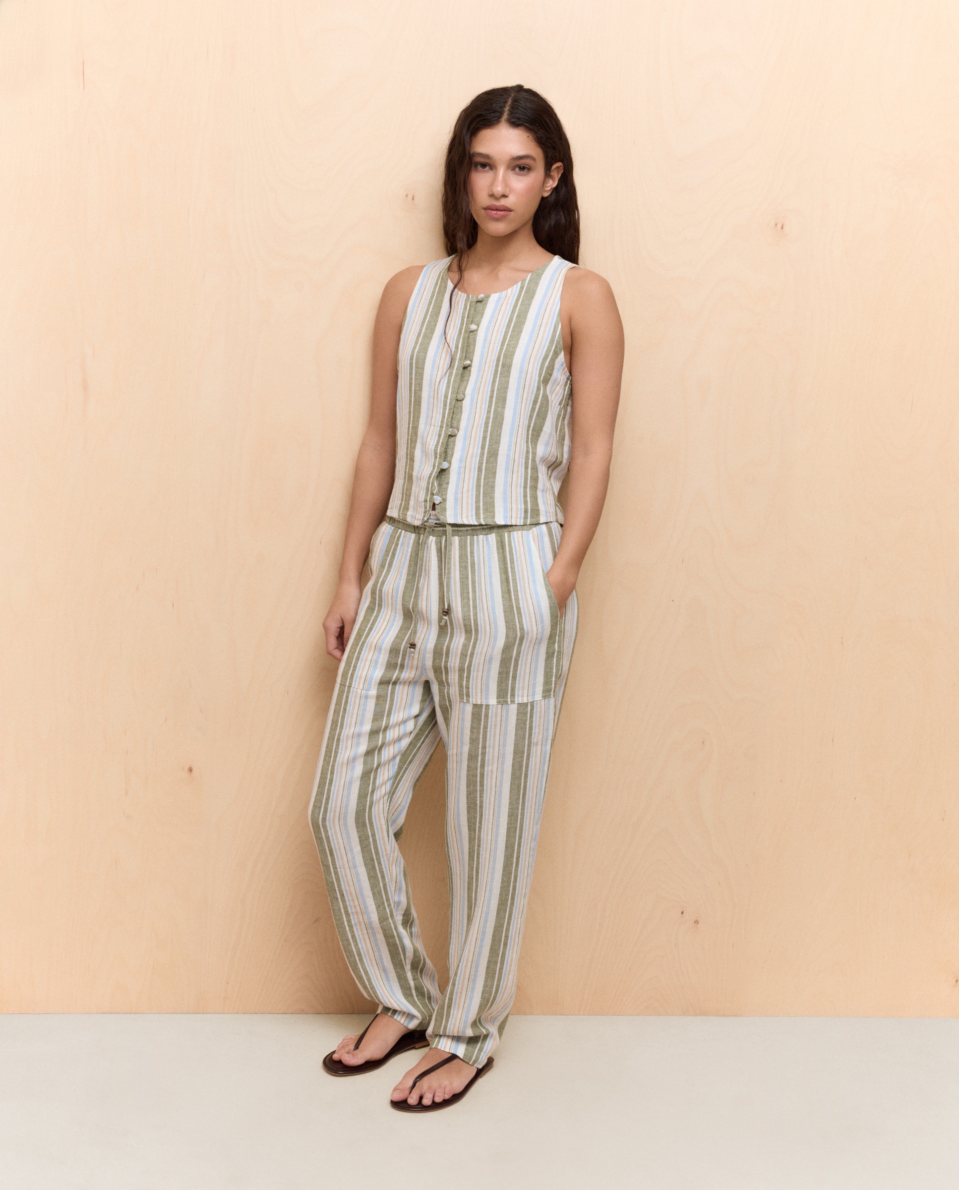 Imagem 0 de Joggers Fluidas com Linho