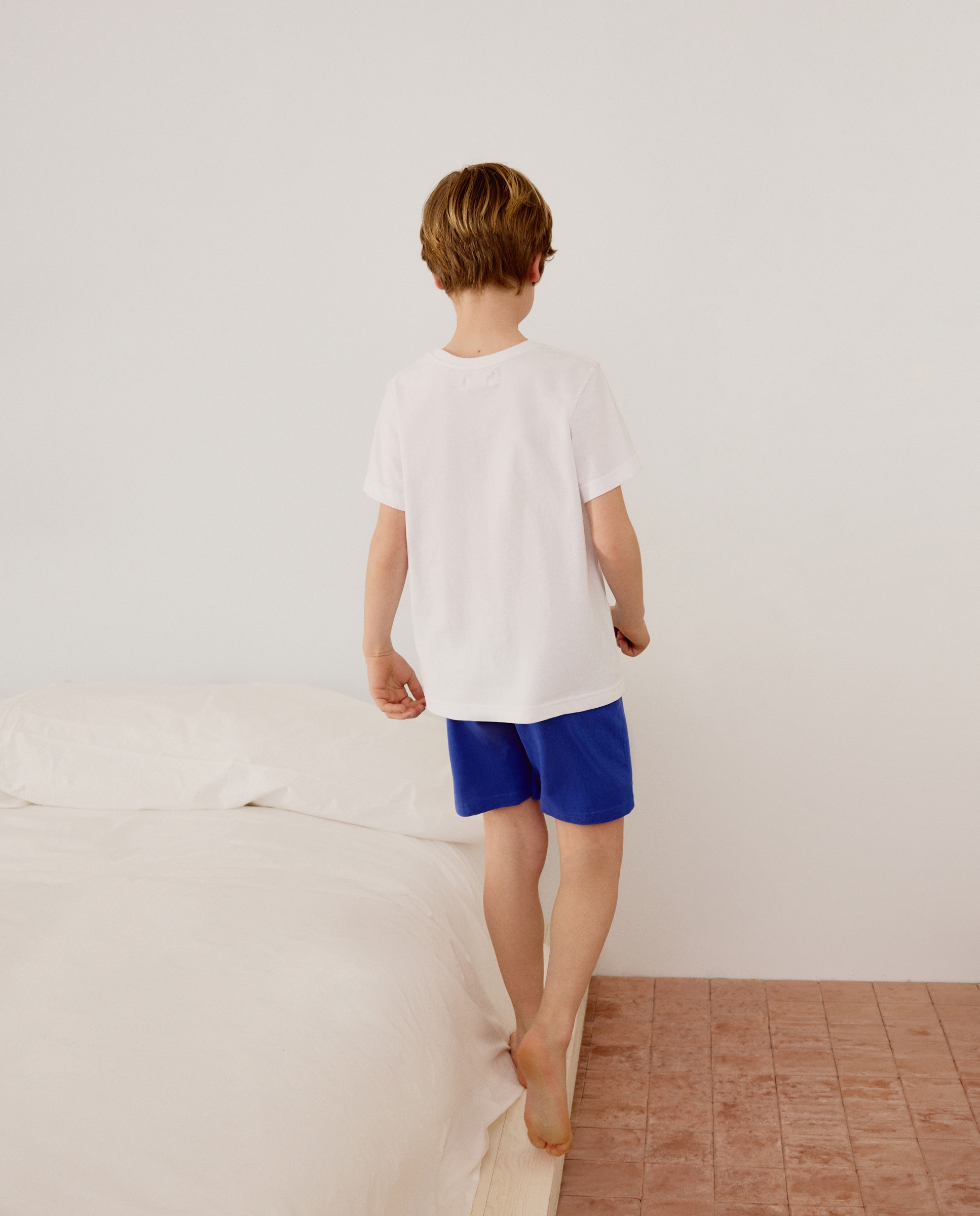 Pijama Curto Cotton Juice Branco-3