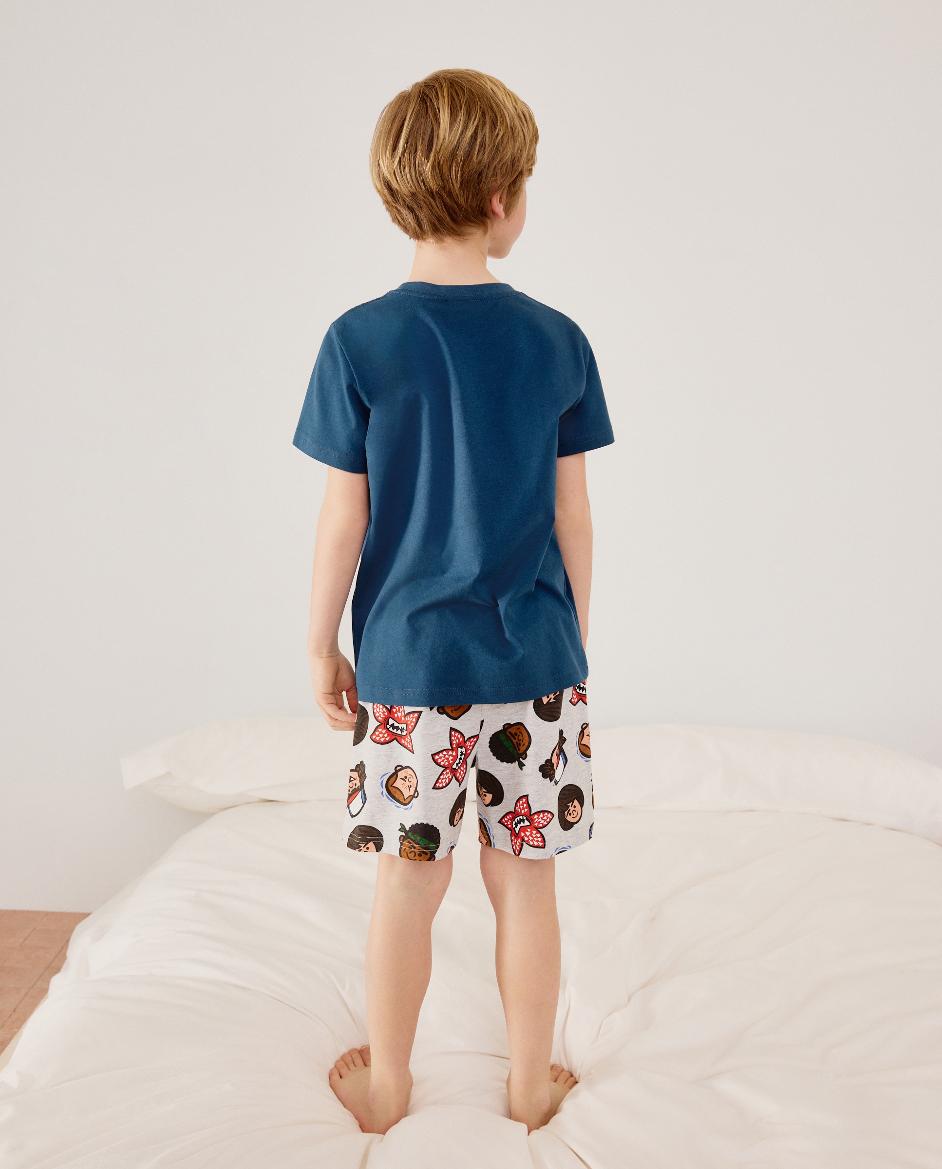 Pijama Stranger Things Cotton Juice Azul-marinho-3
