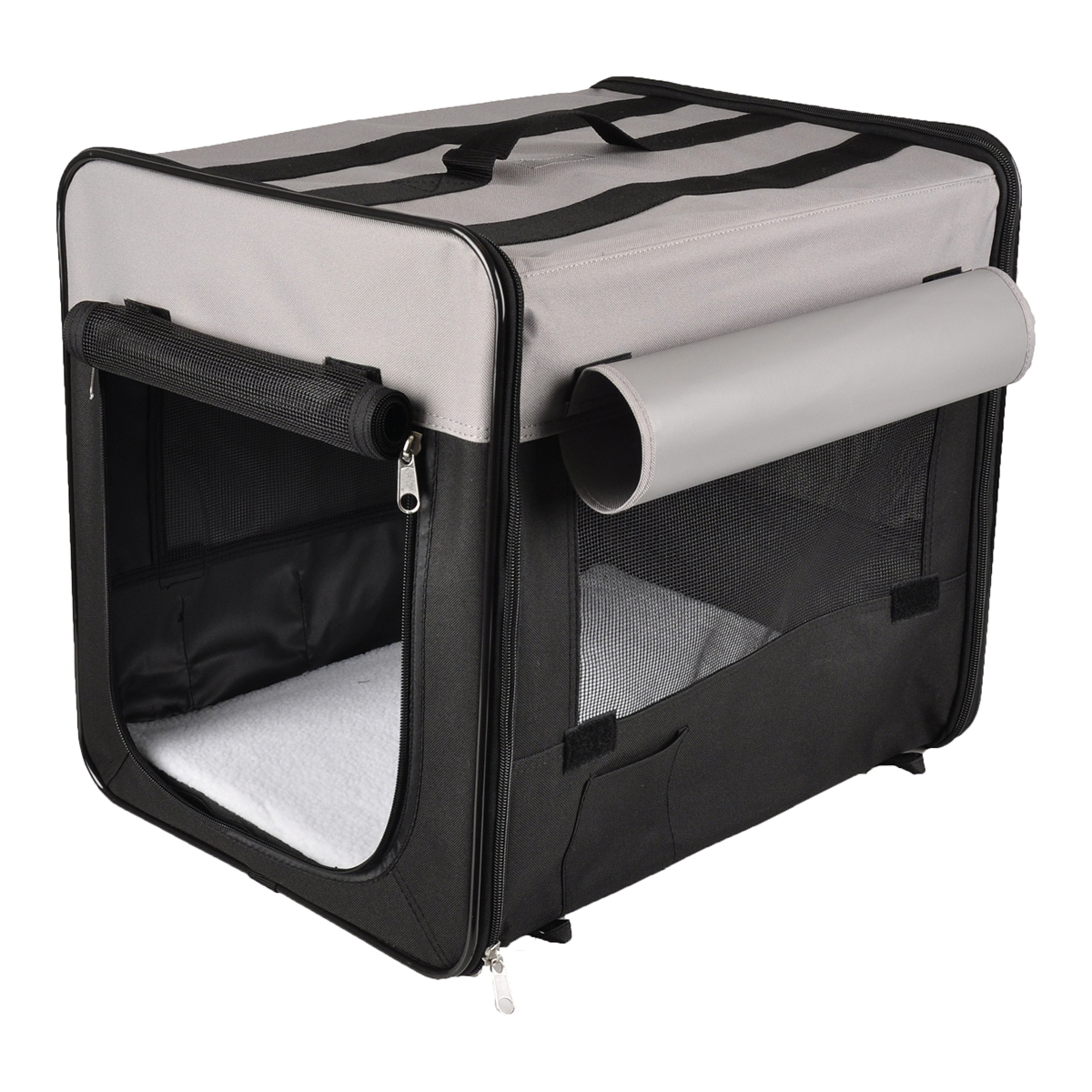 Transportín Flamingo para perros Smar Top Plus negro Negro-1