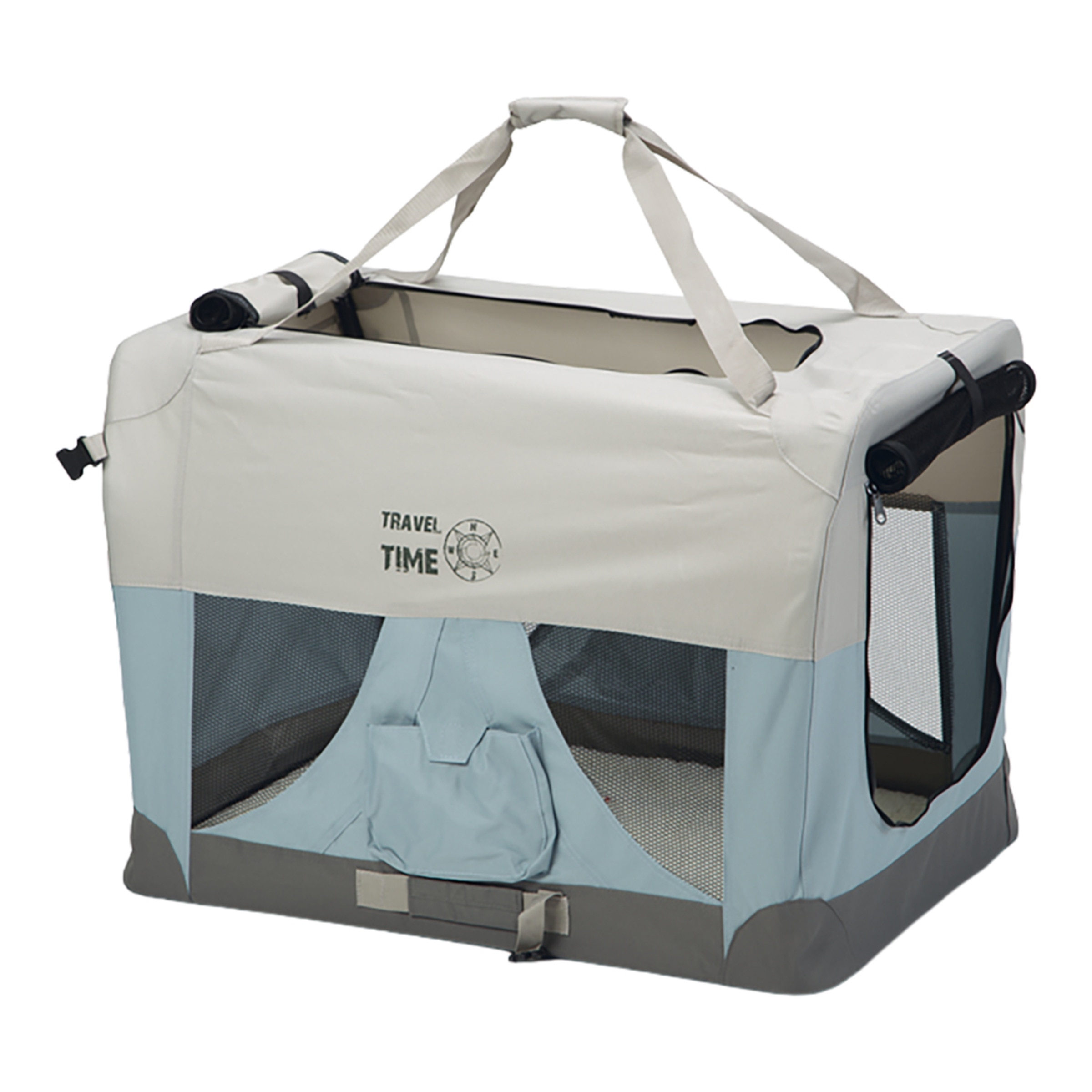 Transportín Beeztees para perros Travel Time Azul-2