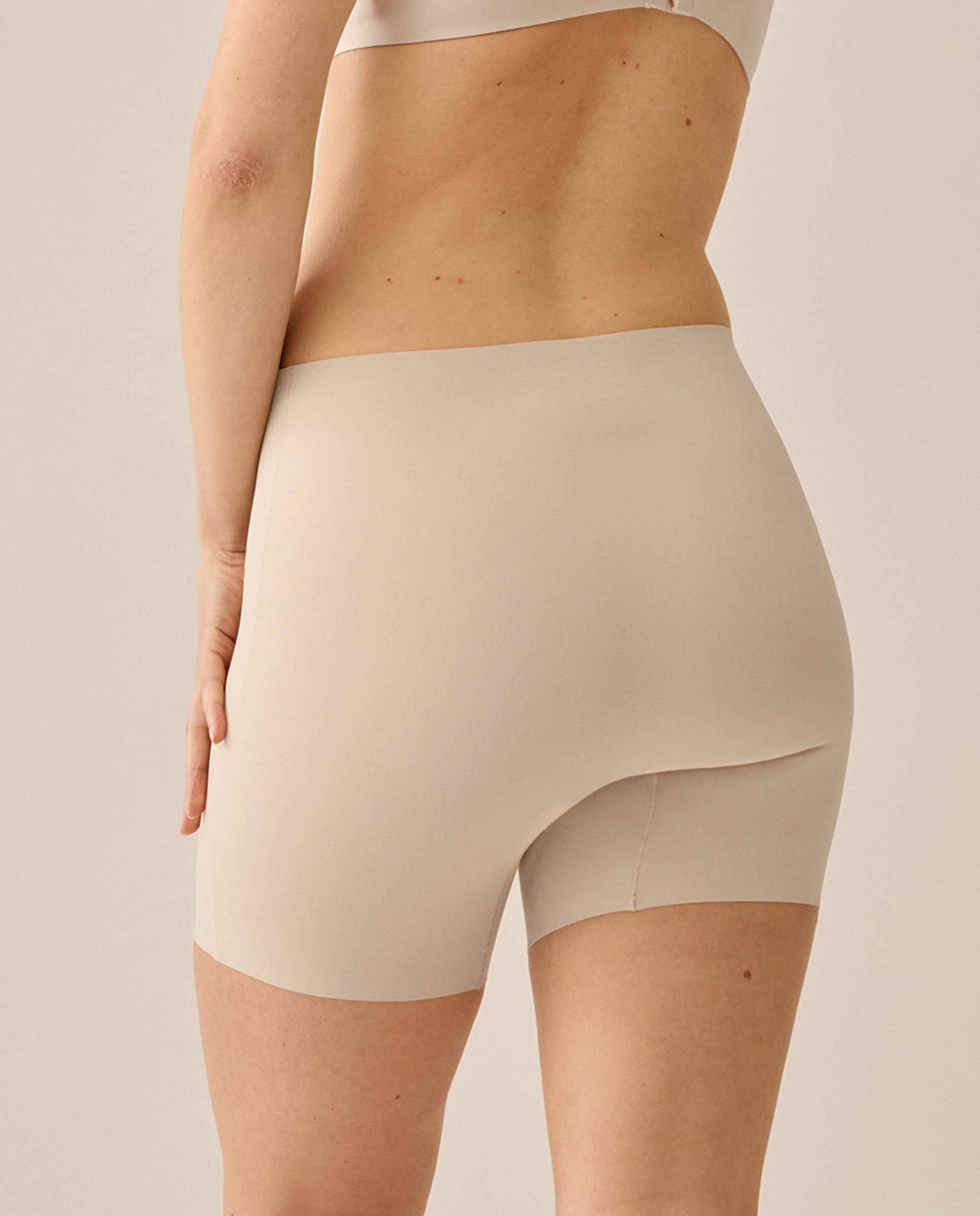 Cinta adelgaçante Tipo Collants Bege-2