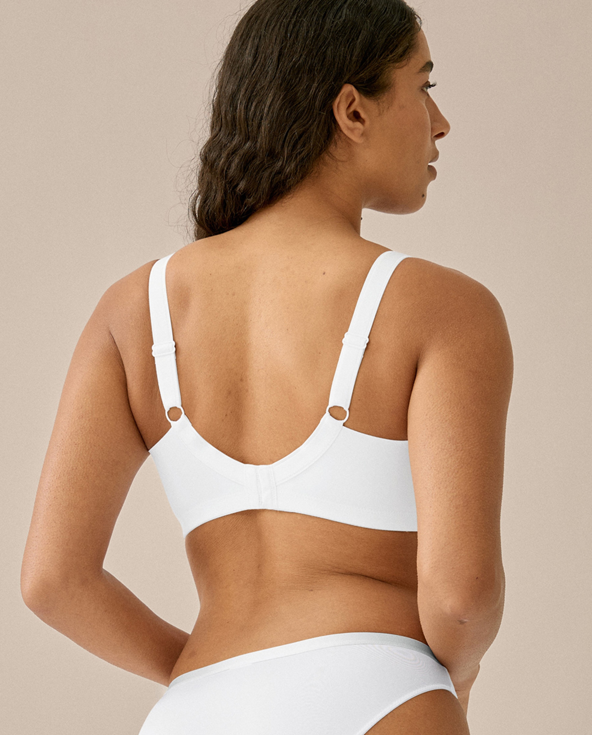 Soutien Redutor sem Aros e com Lados Altos Branco-2