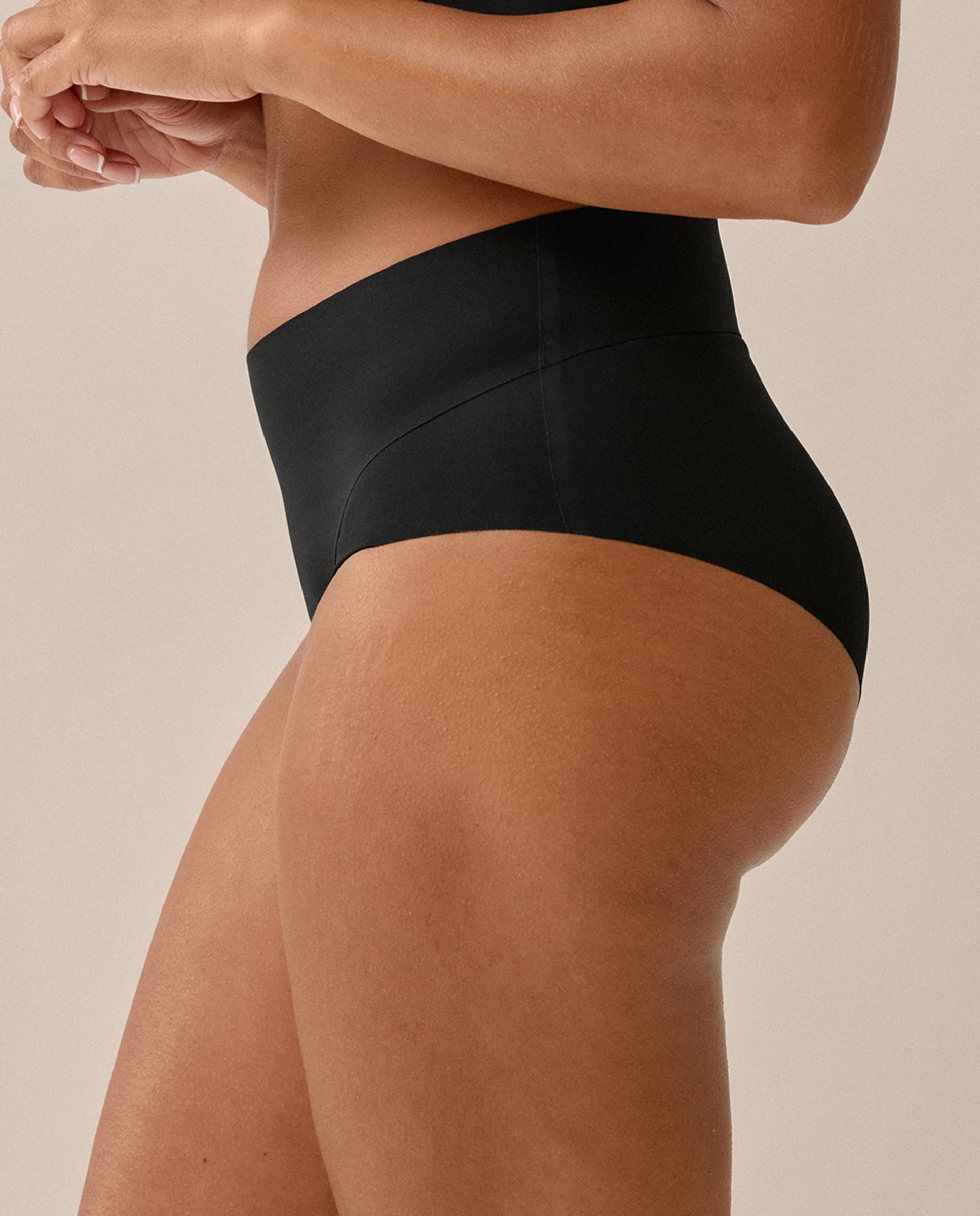 Cueca de Cintura Subida Preto-3