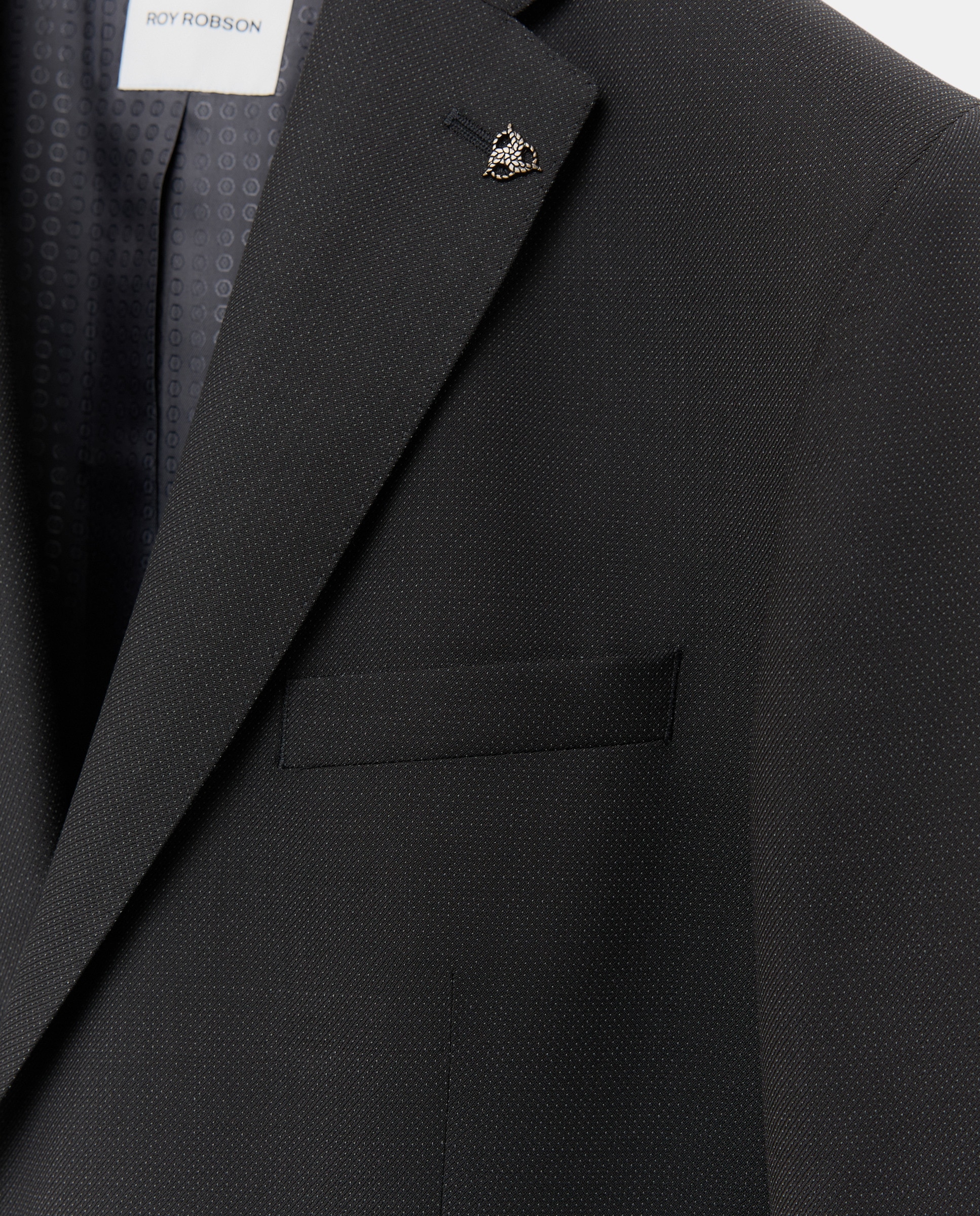 Blazer Clássico Cinzento-escuro-5