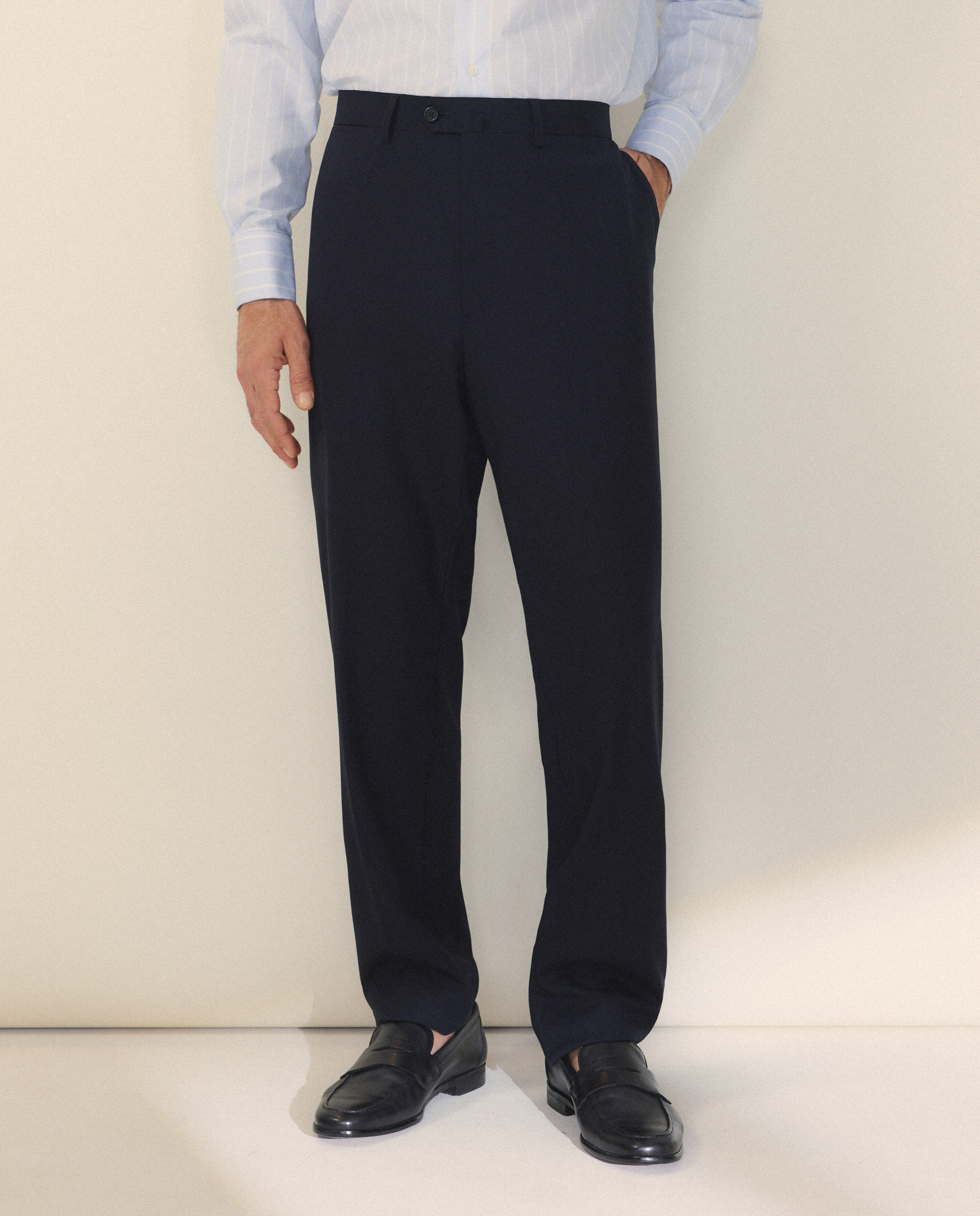 Calças Slim Separate Azul-marinho-2