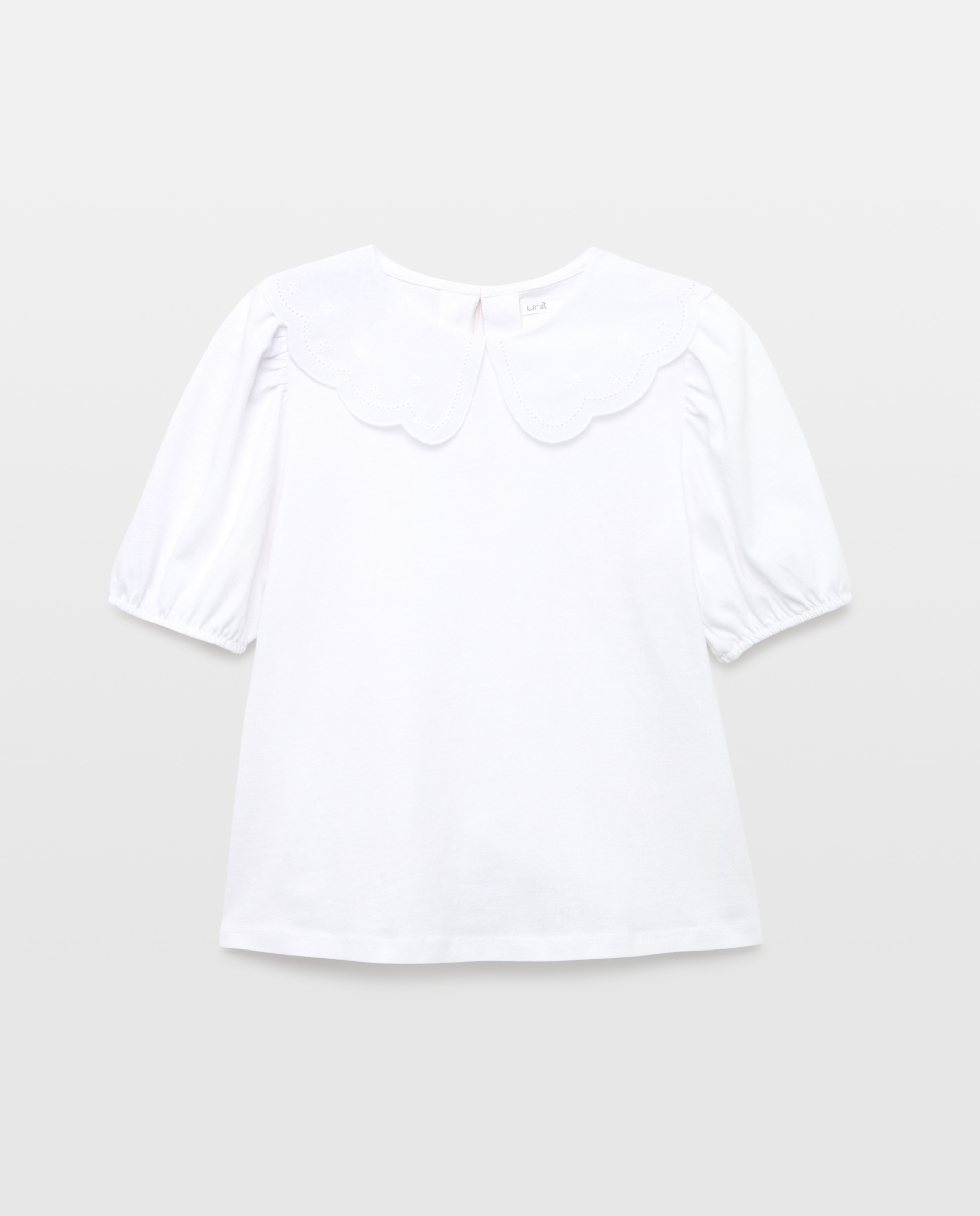 Imagen 0 de Camiseta niña manga corta y cuello