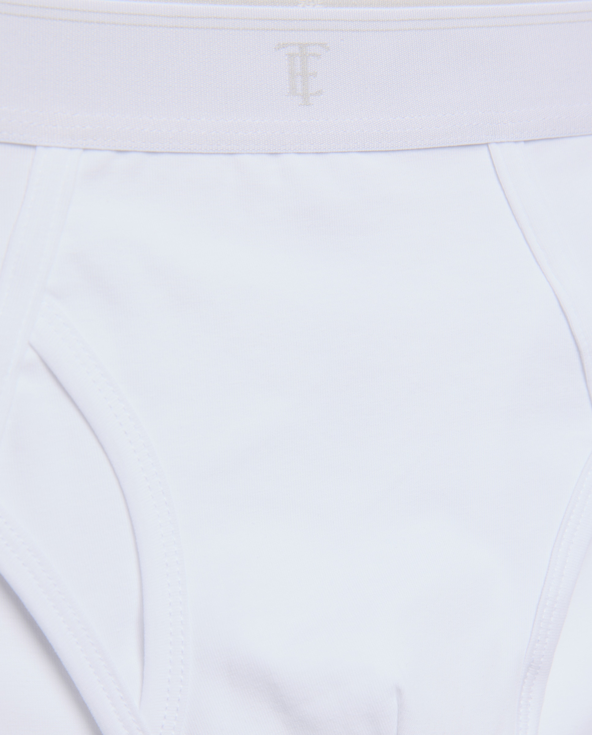 Slip Aberto em Algodão-Elastano Branco-3