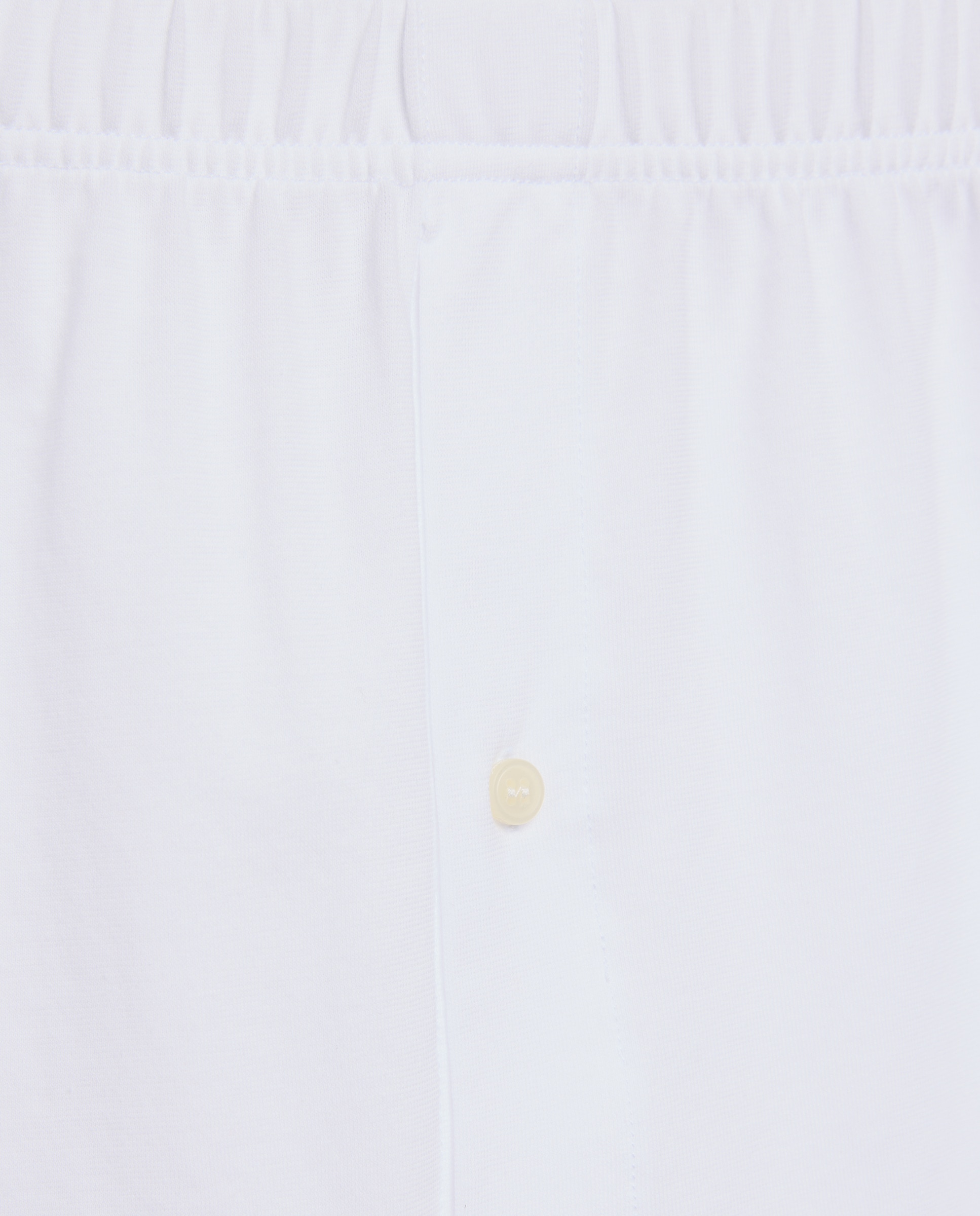 Boxers de Algodão com Botão Branco-3