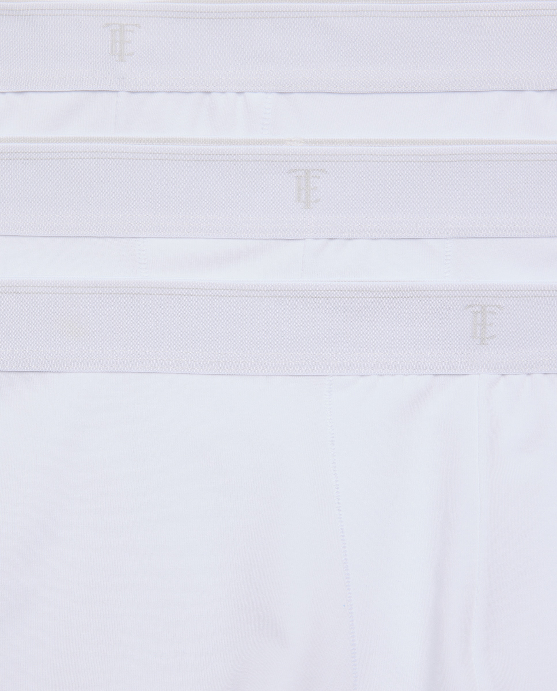 Pack de 3 Unid. de Boxers de Algodão-Elastano Branco-3