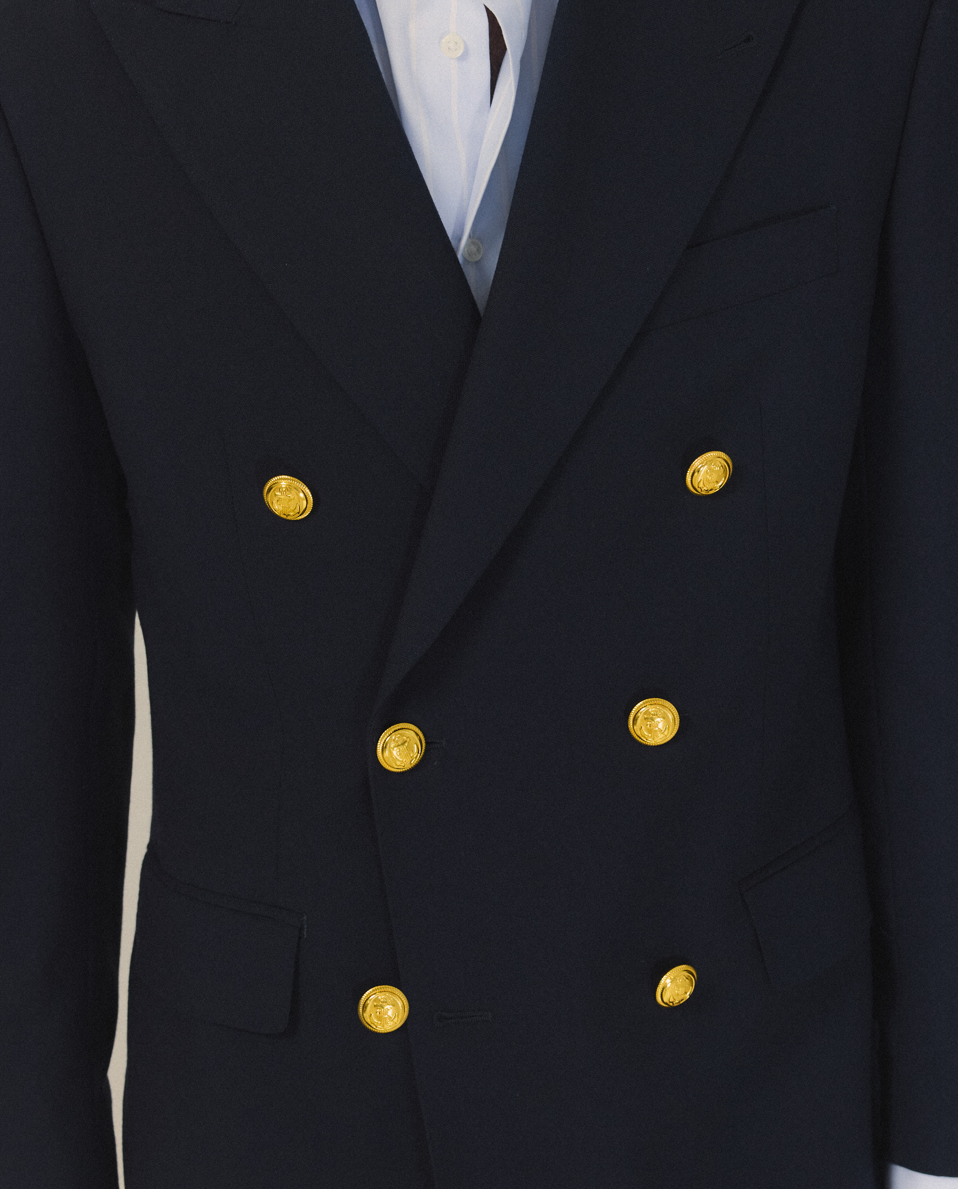 Casaco Cruzado Azul-3