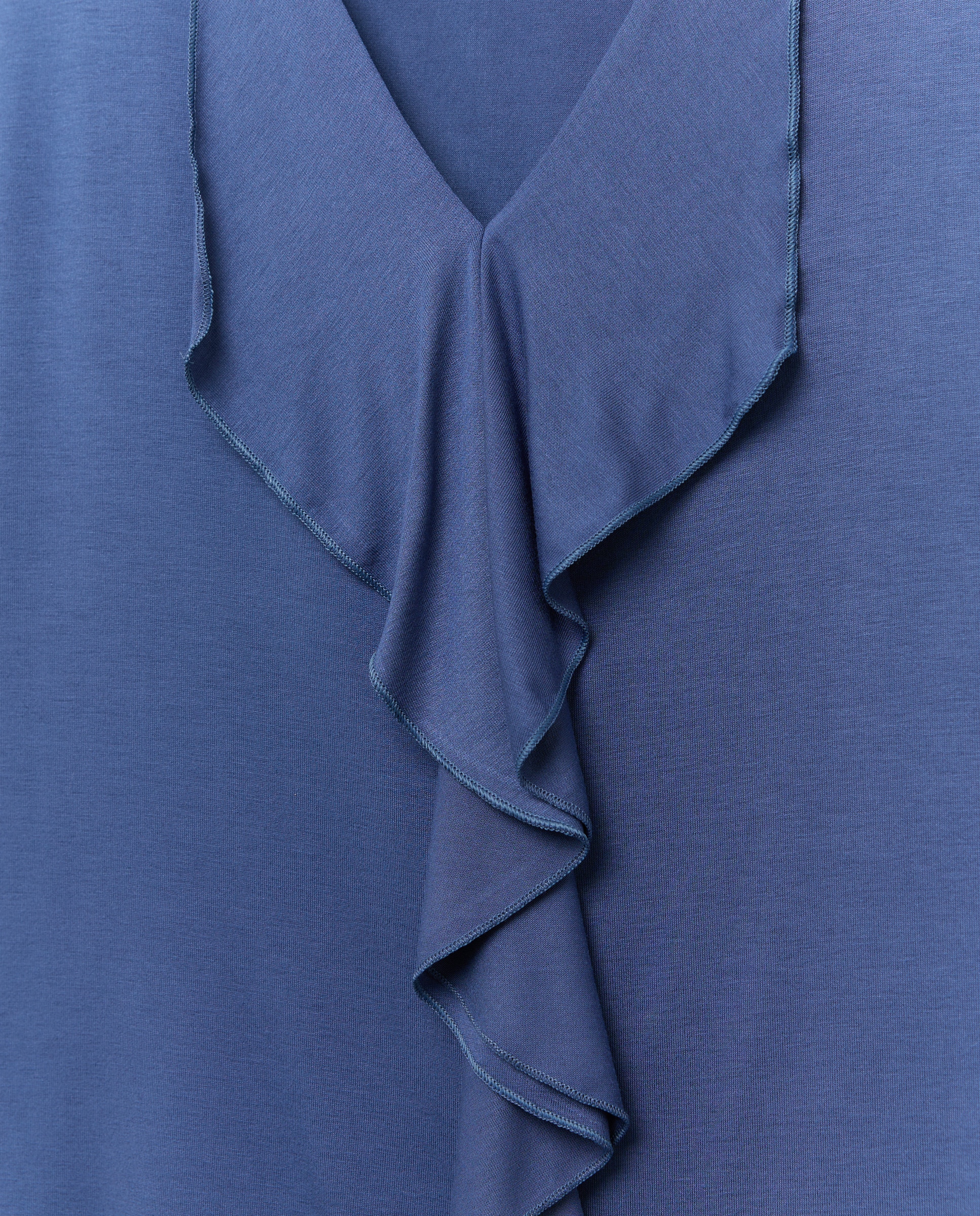 Blusa de senhora Azul-índigo-5