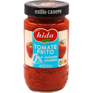 tomate frito 0% azúcares añadidos sin gluten tarro 350 g - Hida