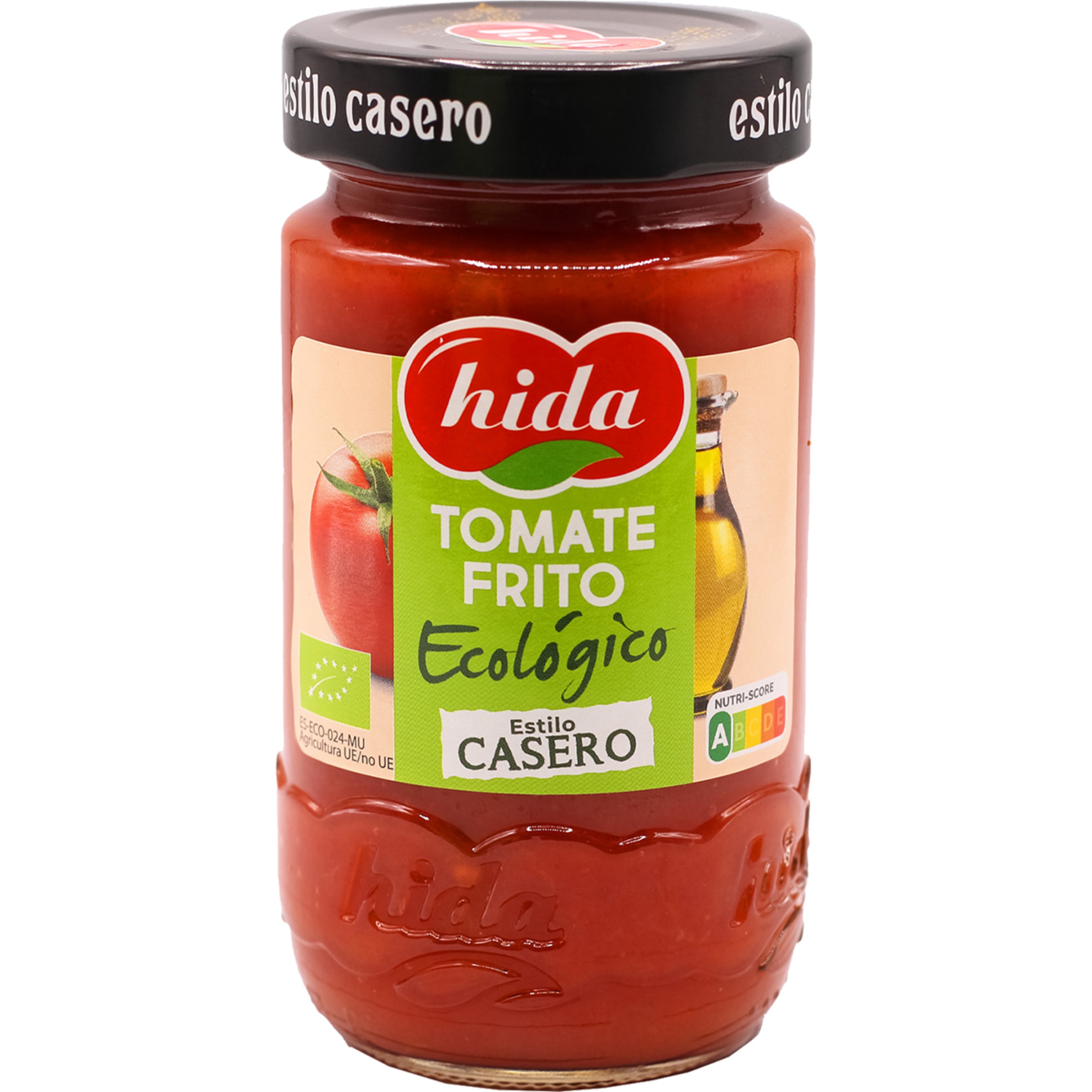 tomate frito ecológico frasco 350 g neto escurrido