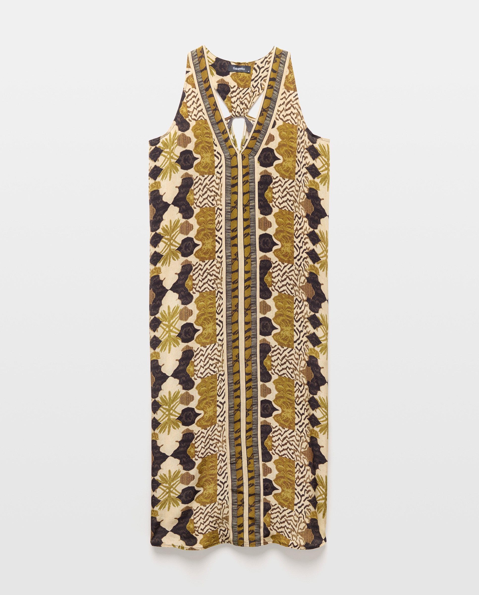 Imagem 0 de Vestido Estampado sem Mangas