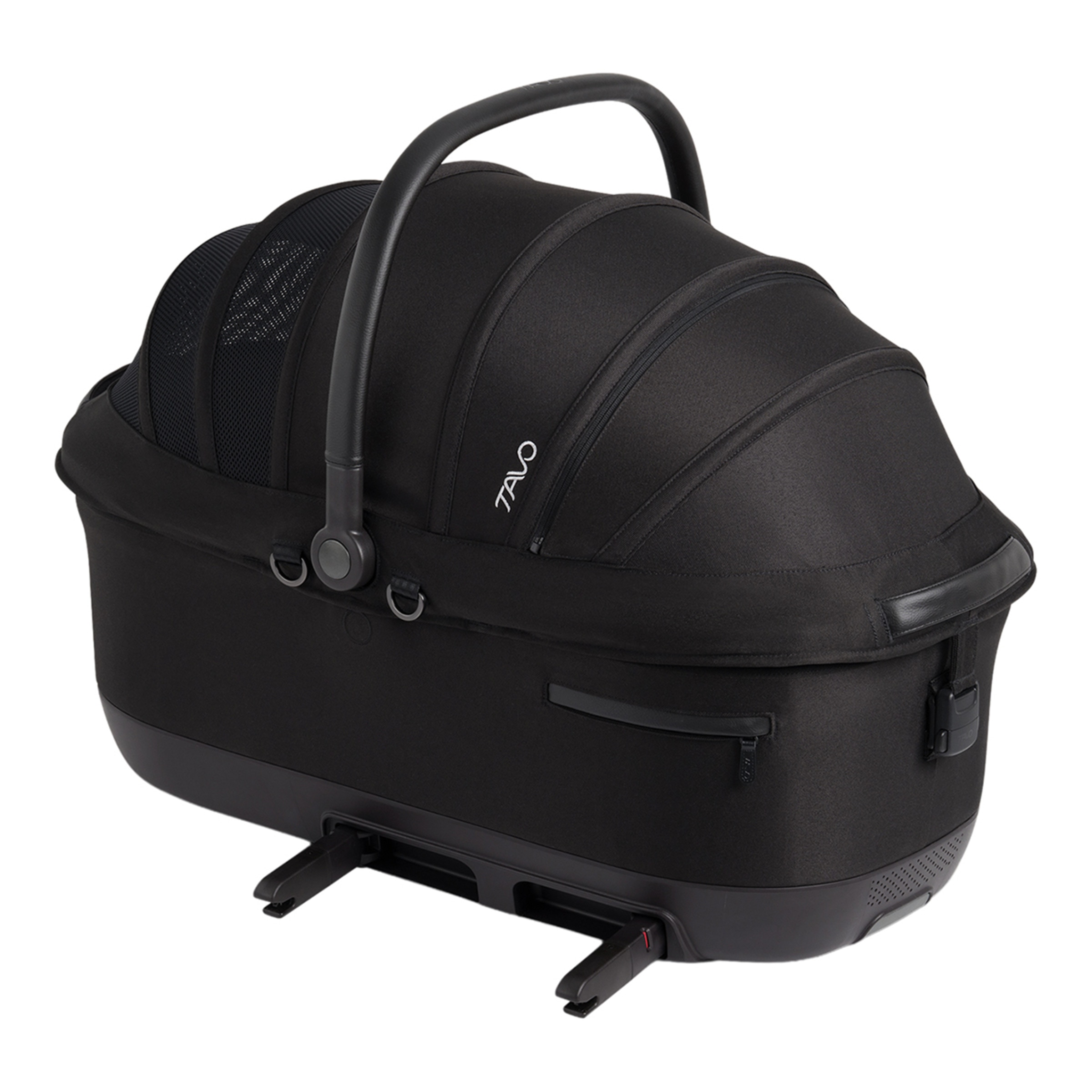 Transportín con sistema de protección para perros y gatos Tavo Pets Maeve Iso7x-r Wind Onyx Negro-5