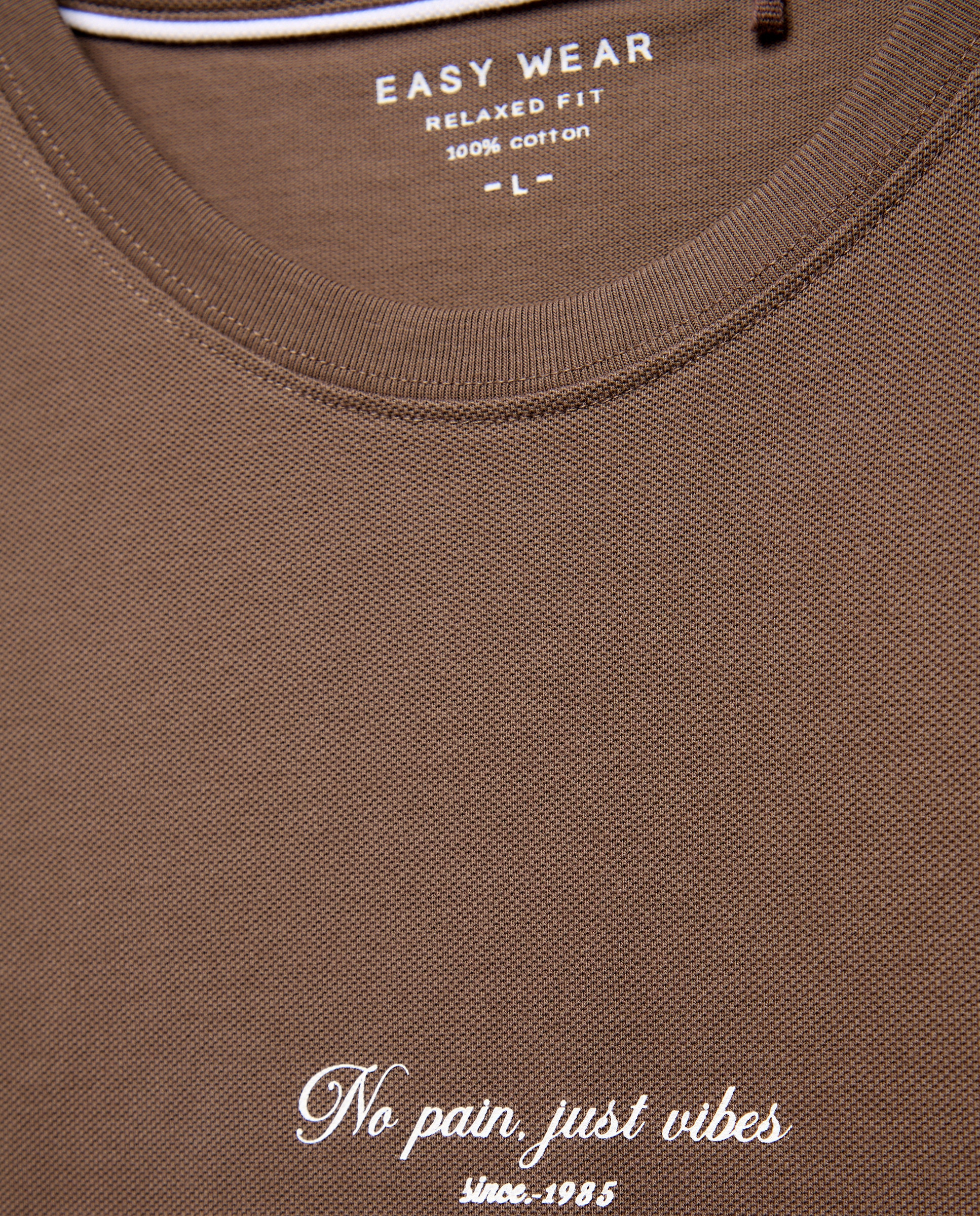 T-shirt com manga curta 740 Tabaco-5