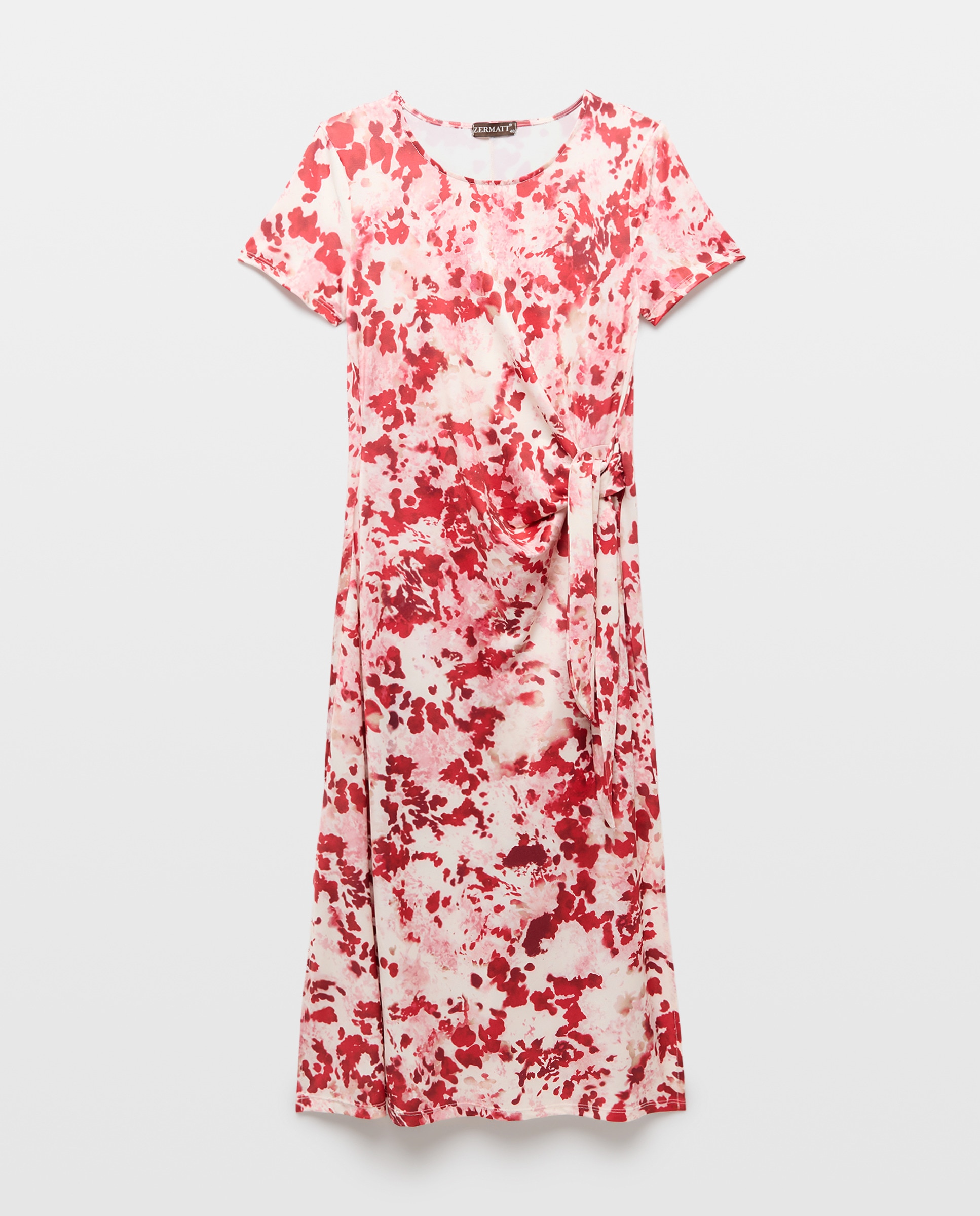 Imagem 0 de Vestido estampado com manga curta