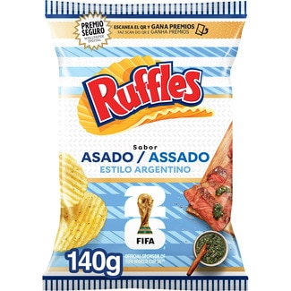 patatas fritas sabor asado estilo argentino bolsa 140 g - Ruffles