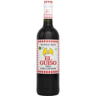 vino para cocinar blanco seco botella 75 cl - El Guiso