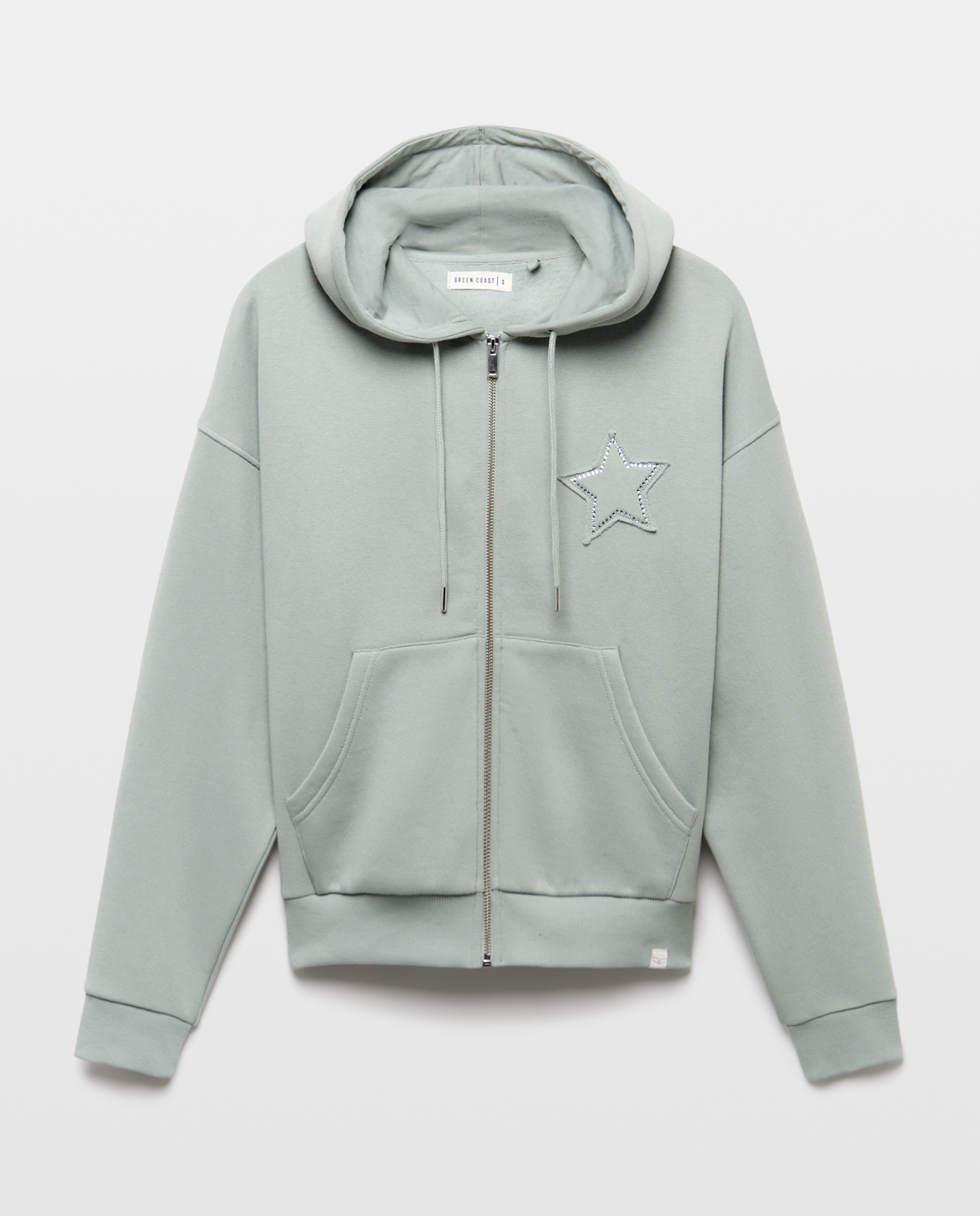 Sweatshirt Aberta com Logótipo de Estrela Sabão-1