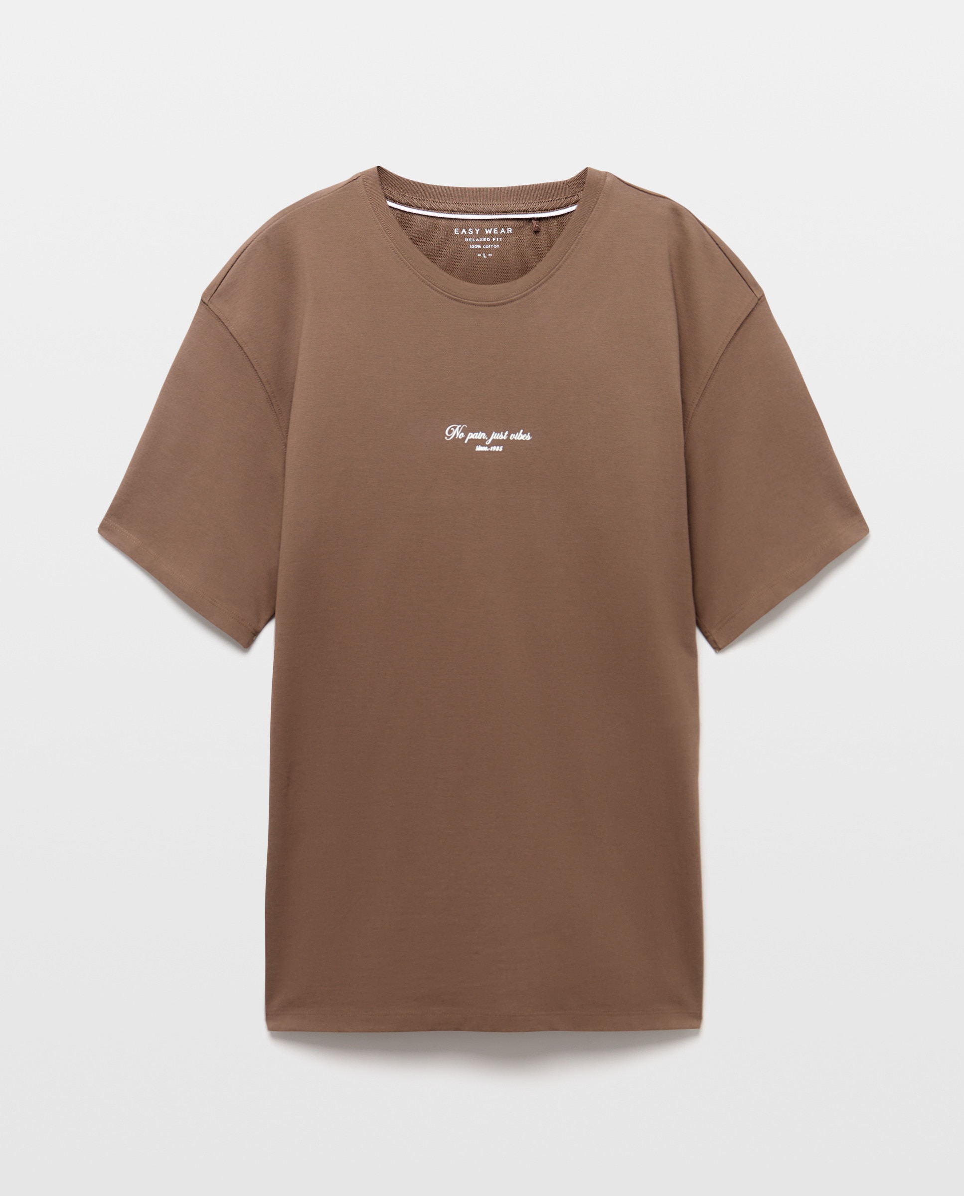 T-shirt com manga curta 740 Tabaco-4