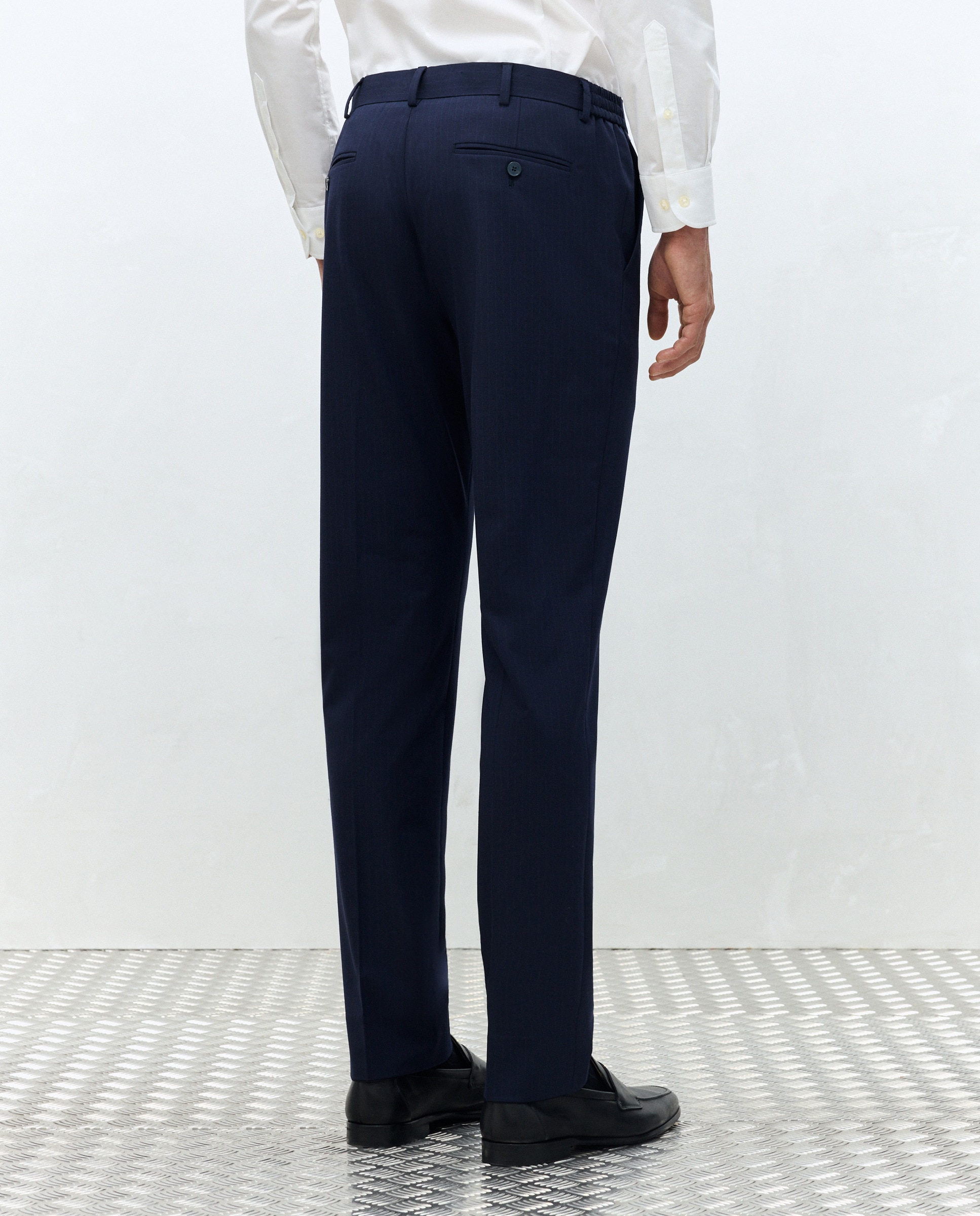 Calças de Fato Separate Slim Azul-3