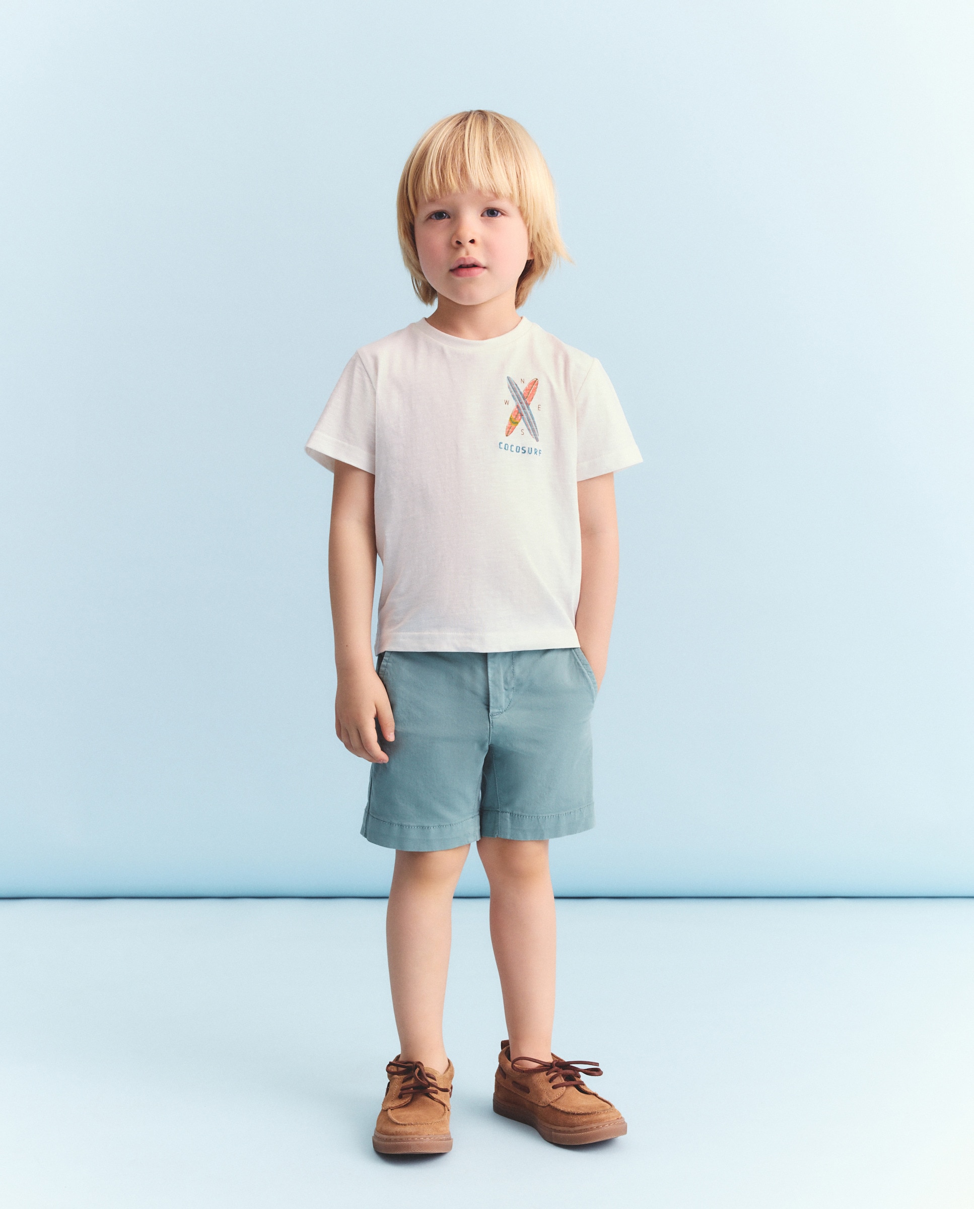 T-shirt de Manga Curta 120 Cru-2