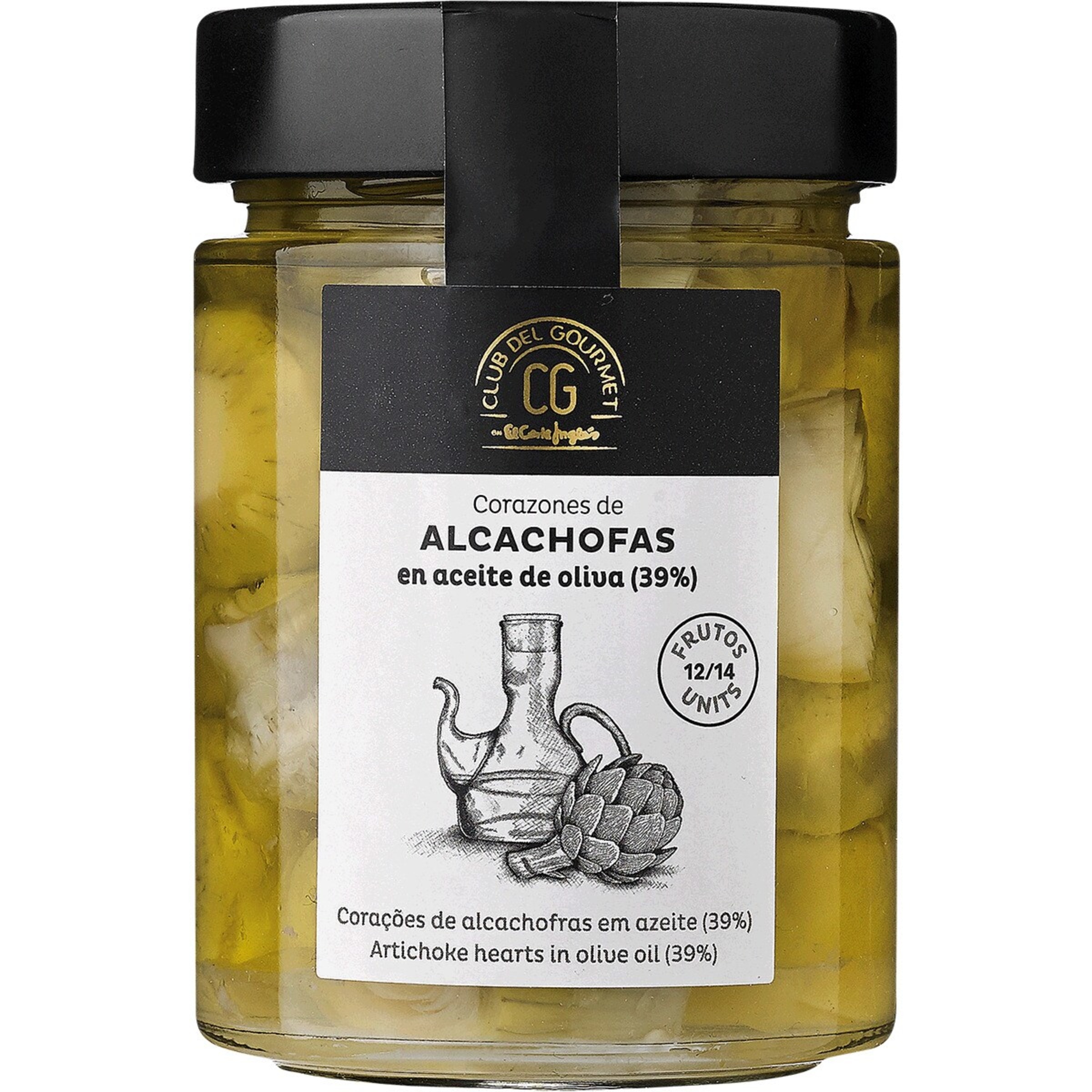 Imagem 0 de Corações de Alcachofra em Azeite 39% 280 g