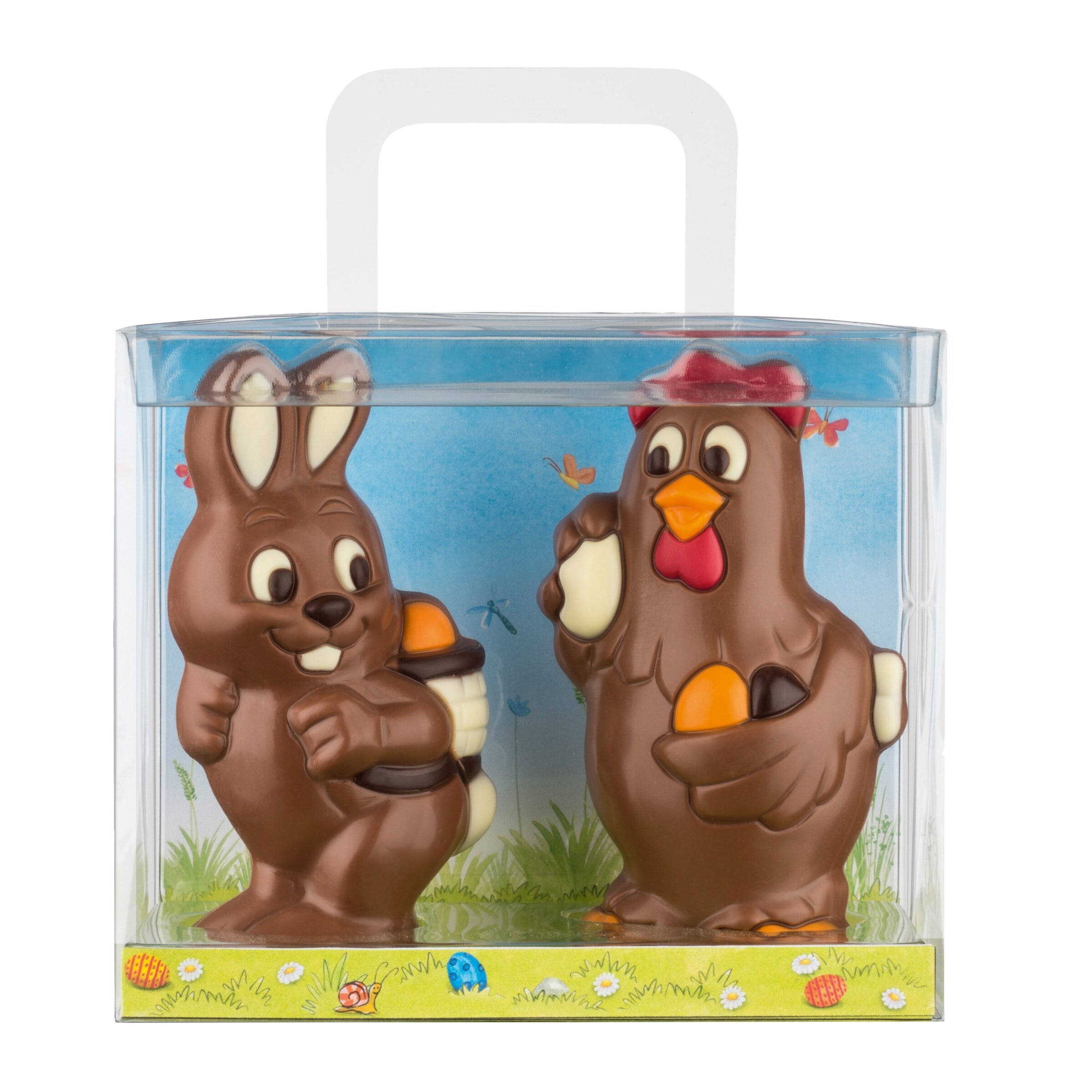 Imagem 0 de Coelho e Galo de Chocolate 150 g