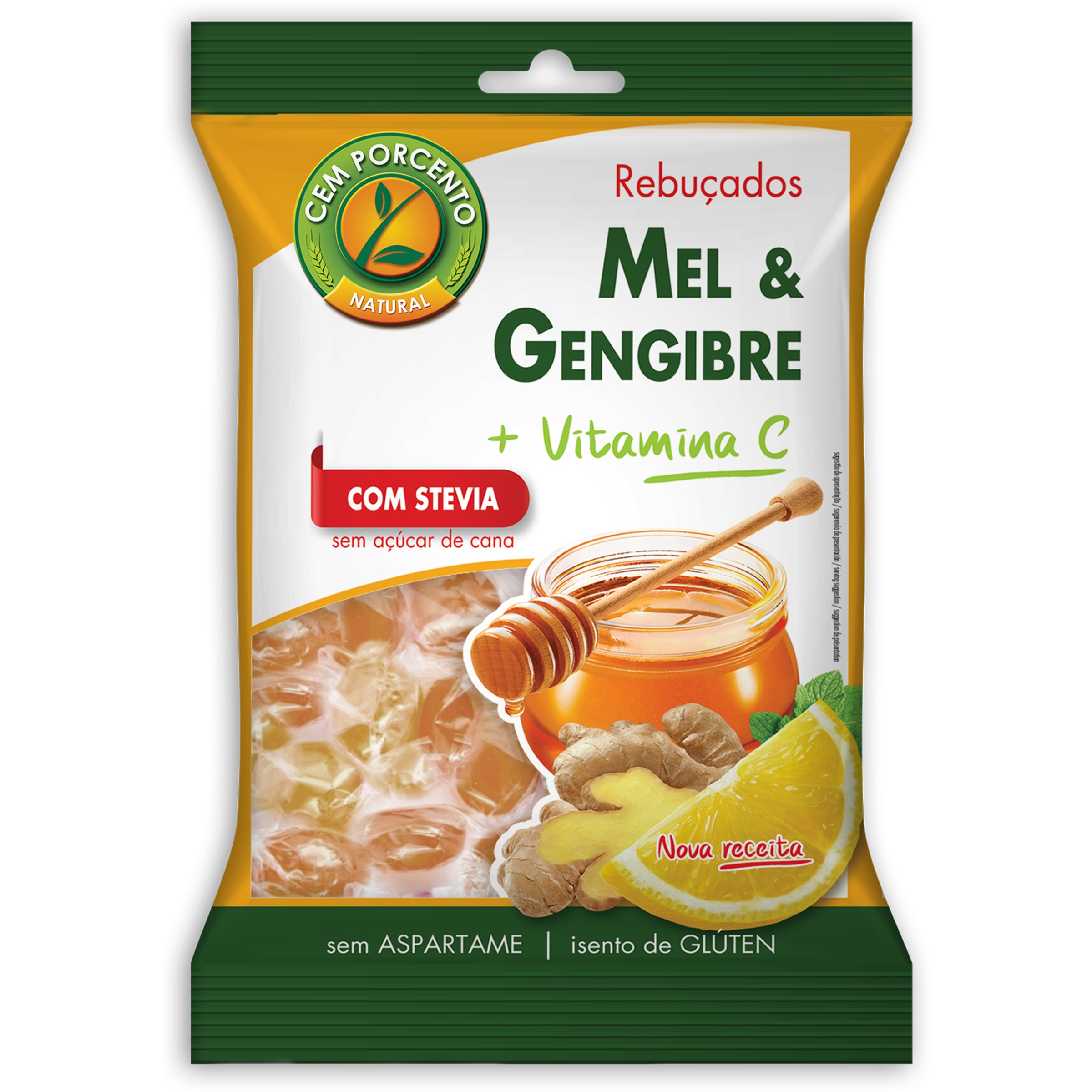 Rebuçados de Mel e Limão embalagem 75 g