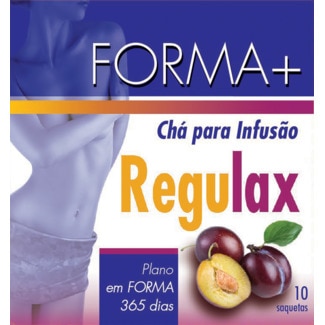 Chá Regulador Intestinal Regulax embalagem 10 unidades - Forma +