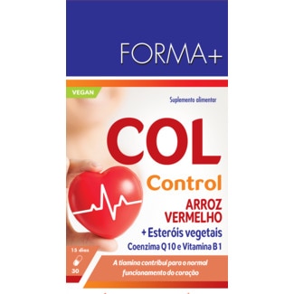 Suplemento Alimentar ColControl embalagem 30 cápsulas - Forma +