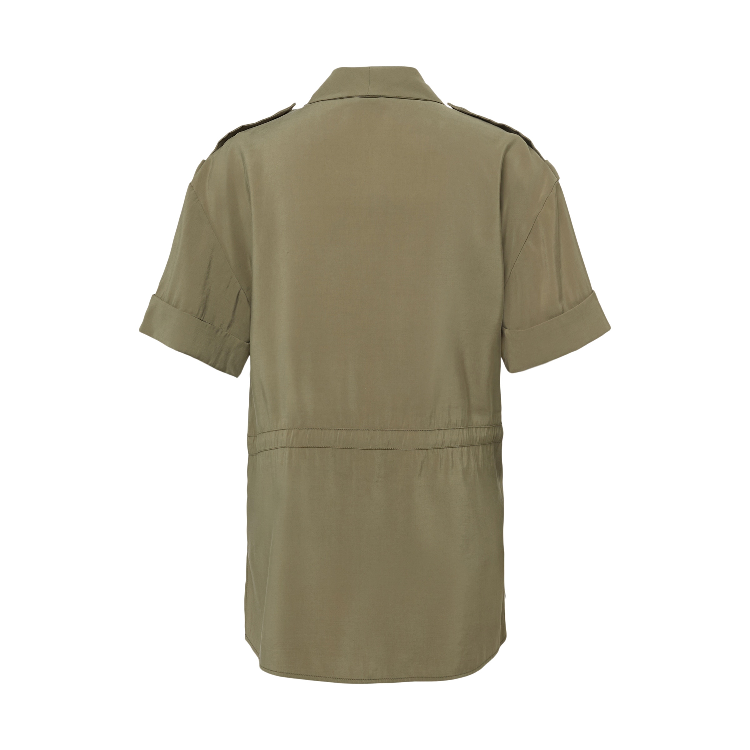 Camisa Safari de Mulher Verde-5