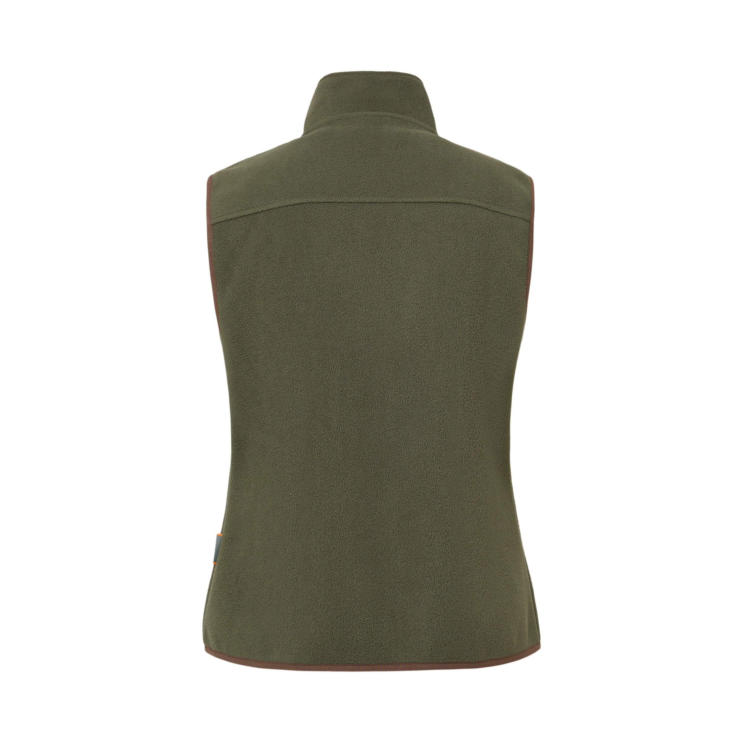 Colete Básico de Mulher com Forro Polar Verde-6