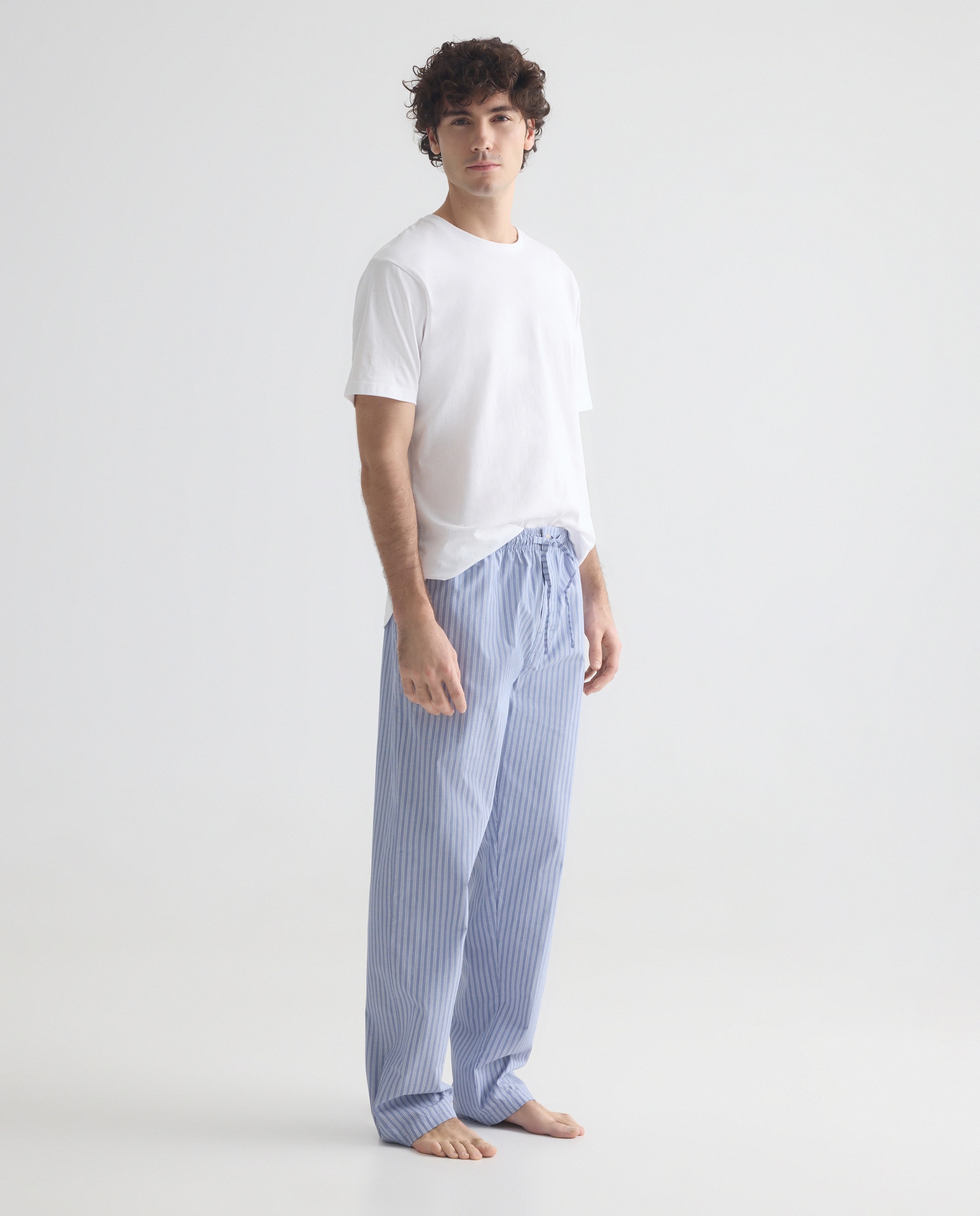Imagen 0 de Pantalón pijama hombre con bolsillos de algodón