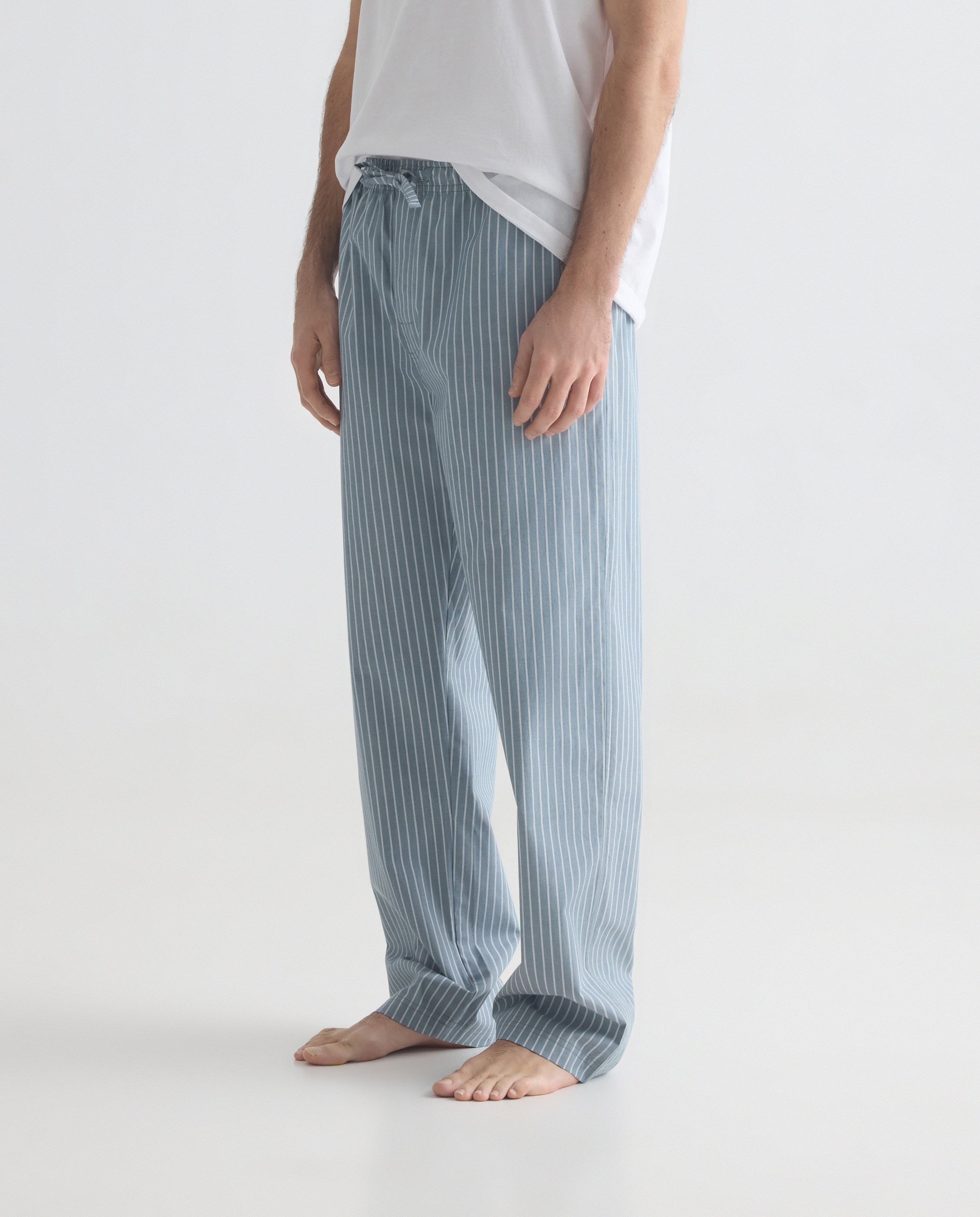 Imagen 0 de Pantalón pijama hombre con bolsillos de algodón
