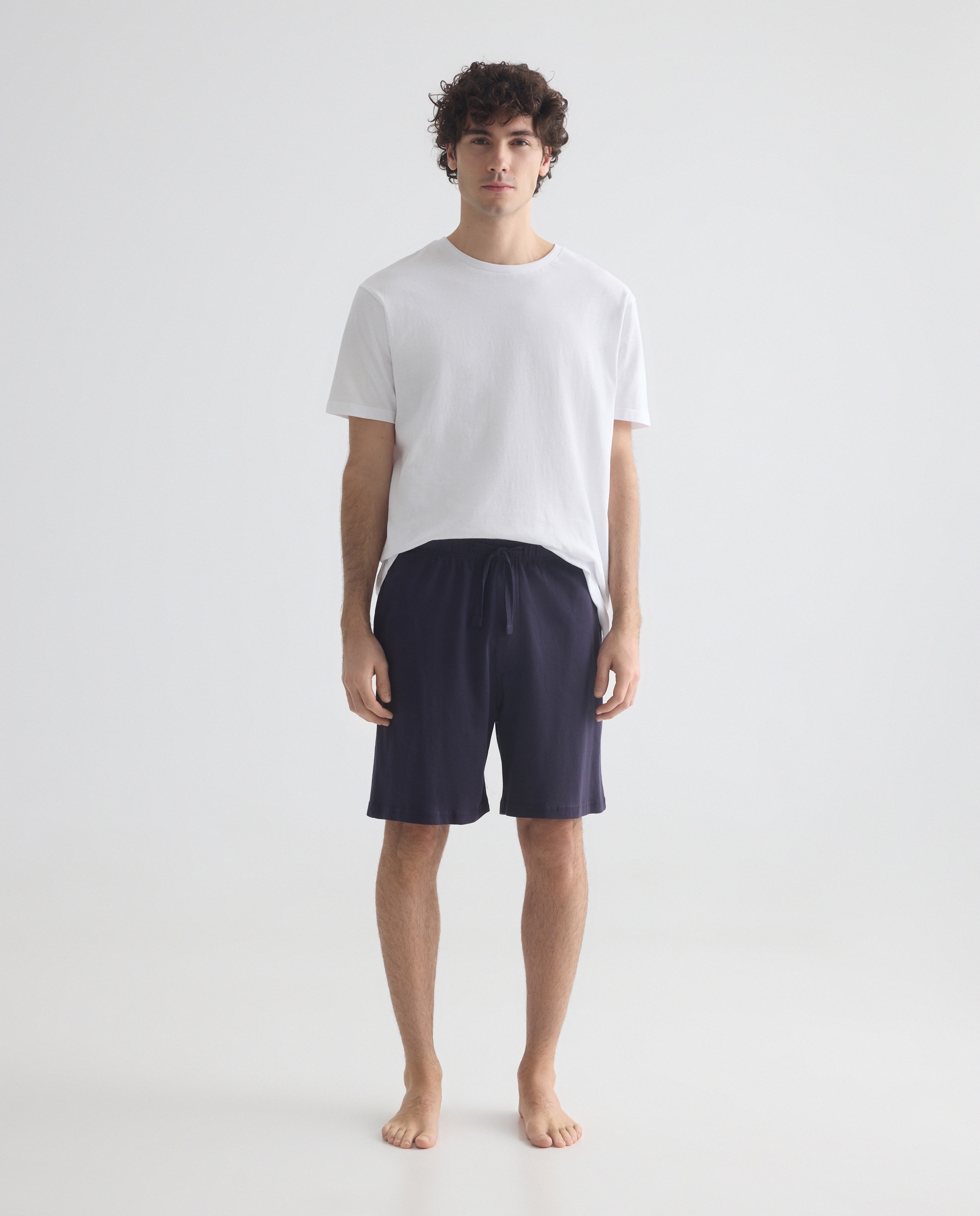 Imagen 0 de Pantalon corto punto algodón con bolsillos
