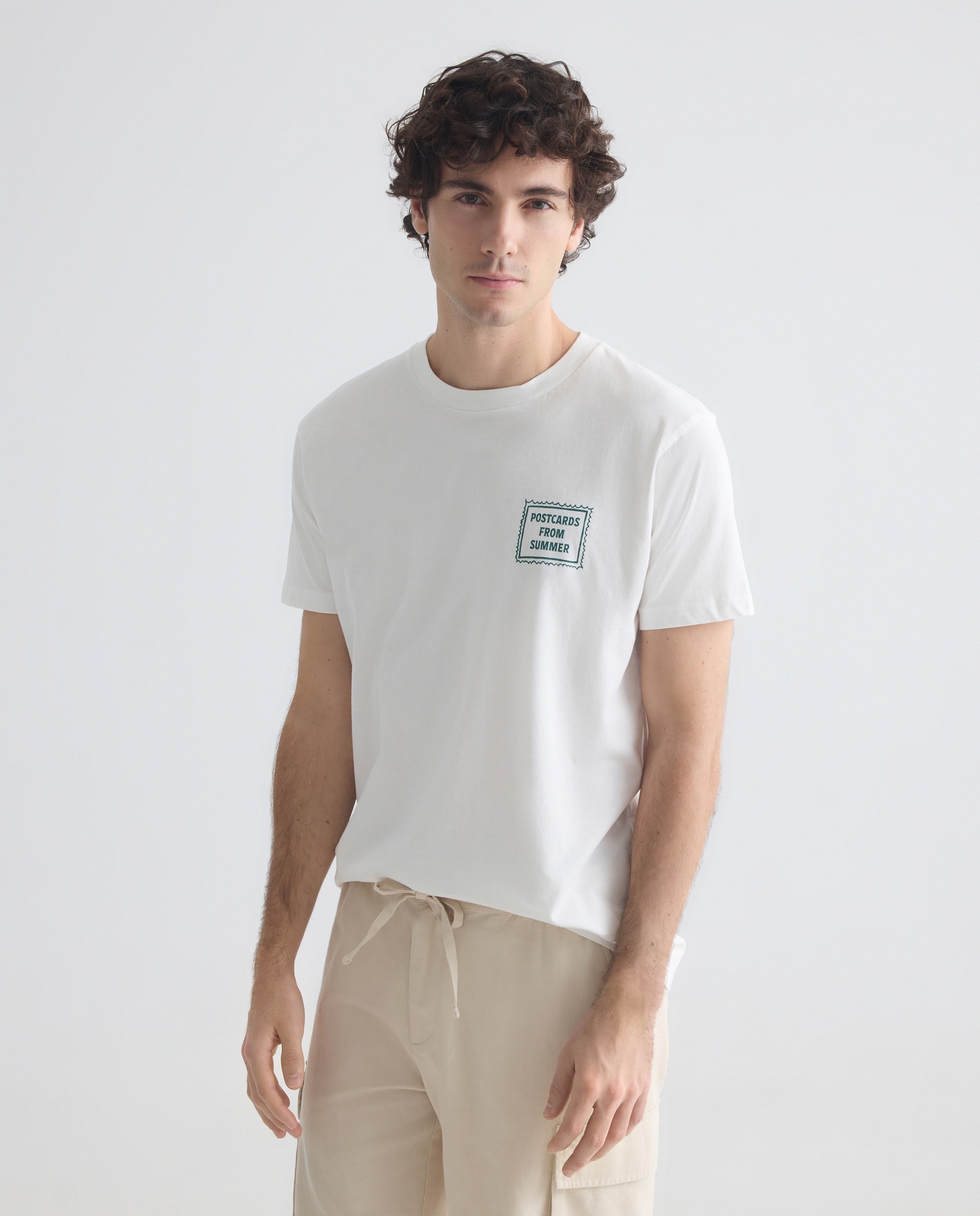 Imagen 0 de Camiseta de hombre manga corta Postcards from summer