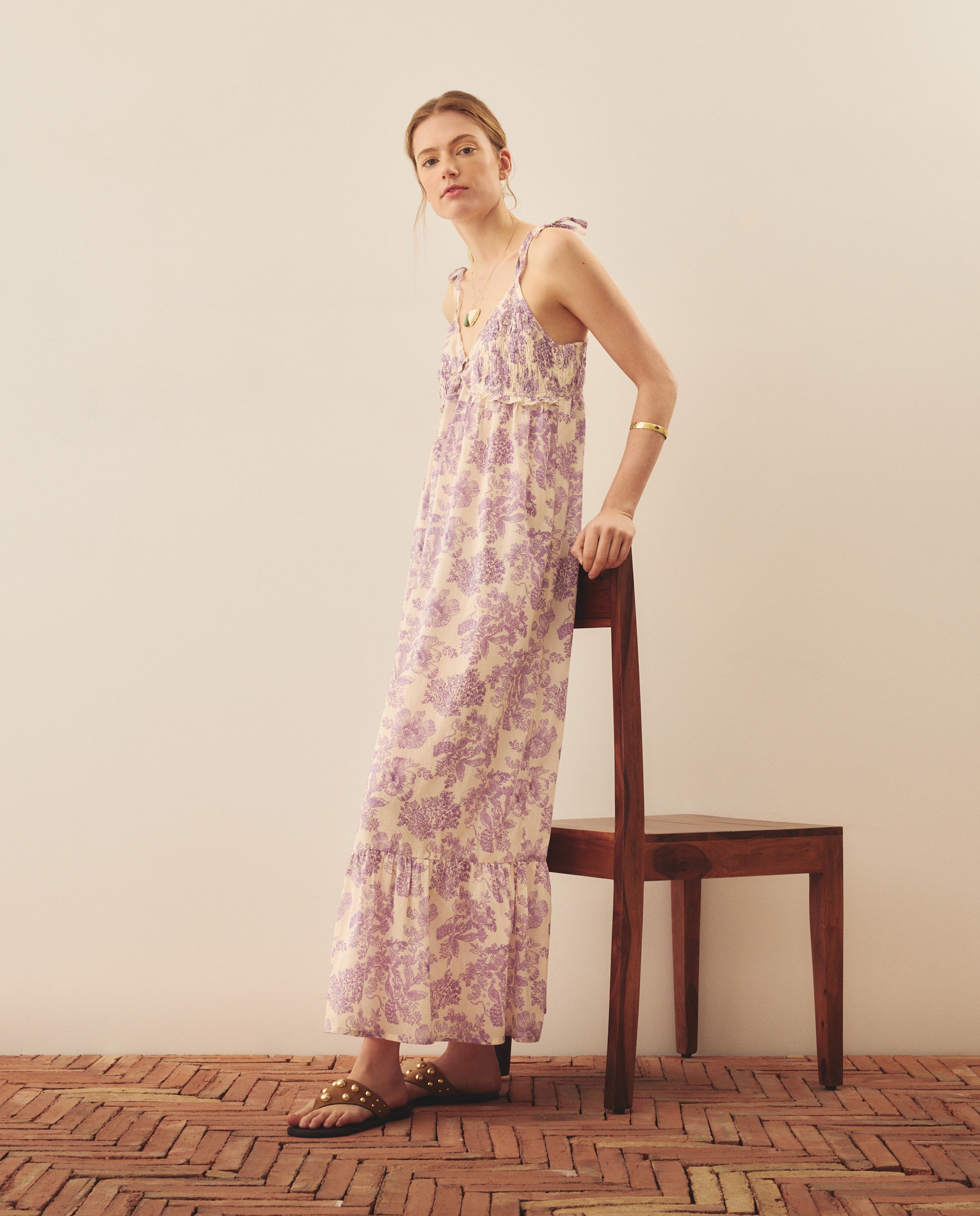 Imagem 0 de Vestido de Chiffon de Algodão