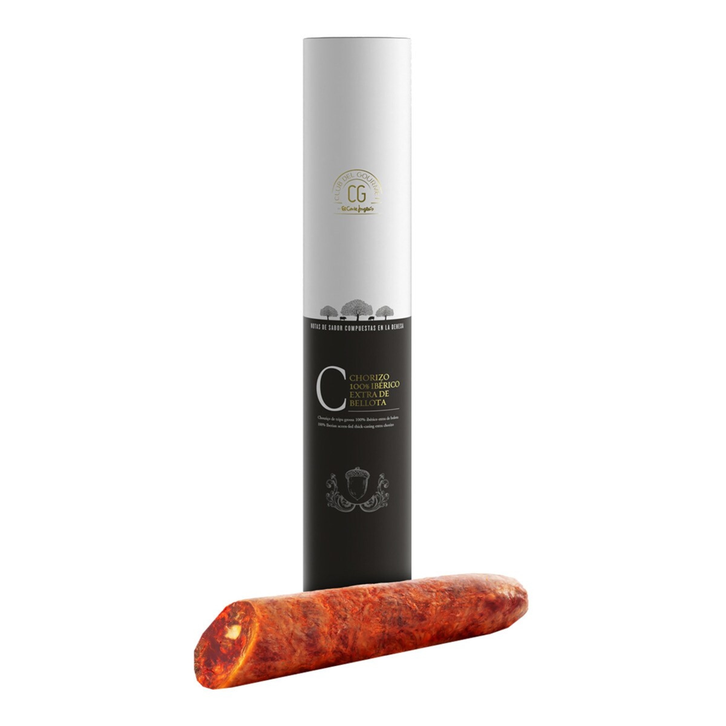 Imagen 0 de Chorizo cular 100% Ibérico extra de bellota Club del Gourmet