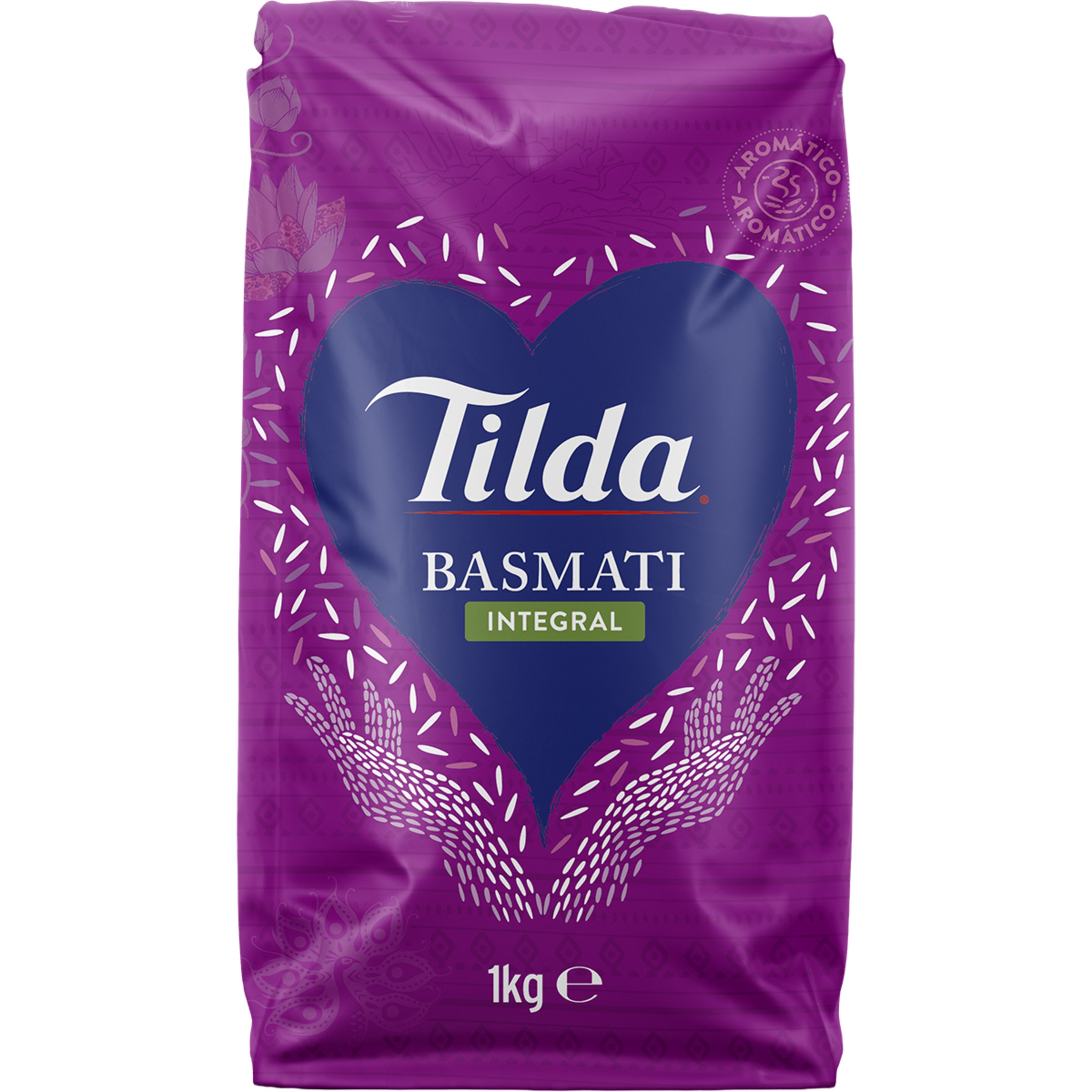 arroz basmati integral paquete 1 kg